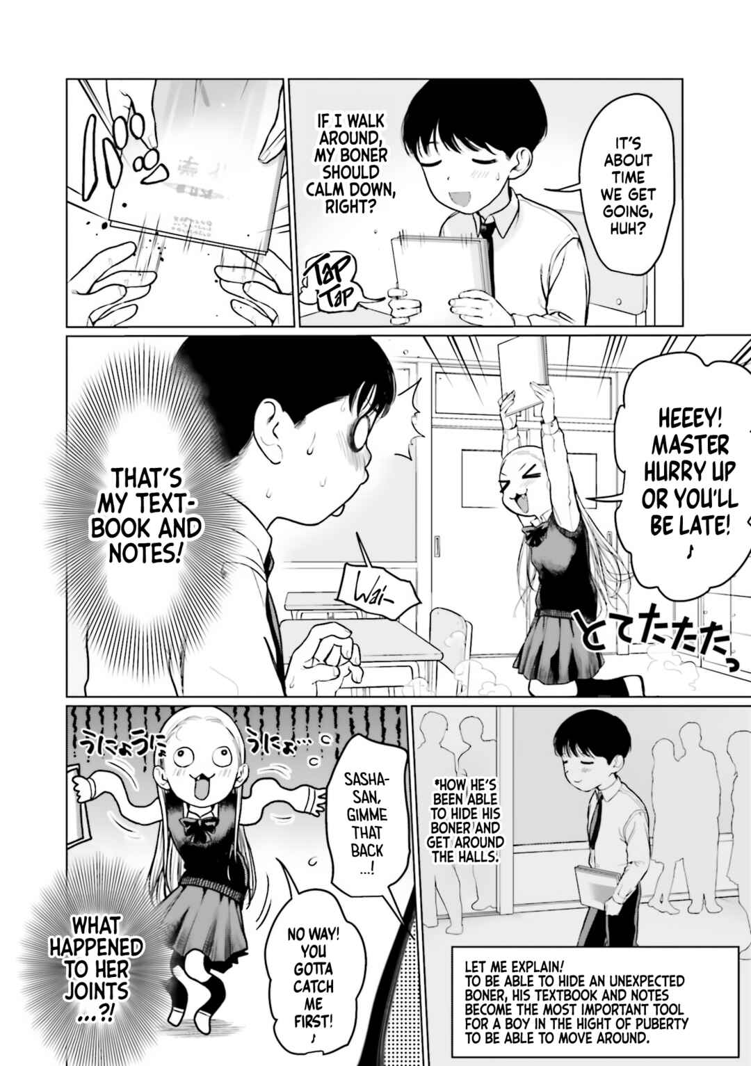 Page 8 Chapter 34 Sasha-chan to Classmate Otaku-kun