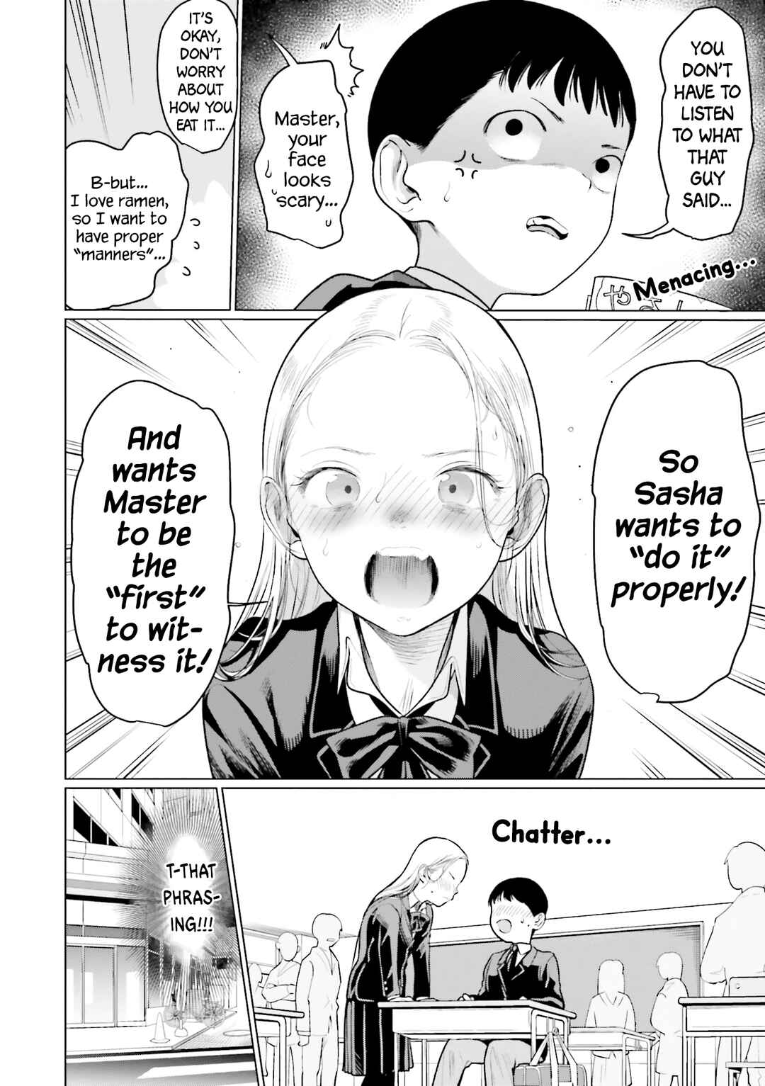 Page 4 Chapter 15 Sasha-chan to Classmate Otaku-kun