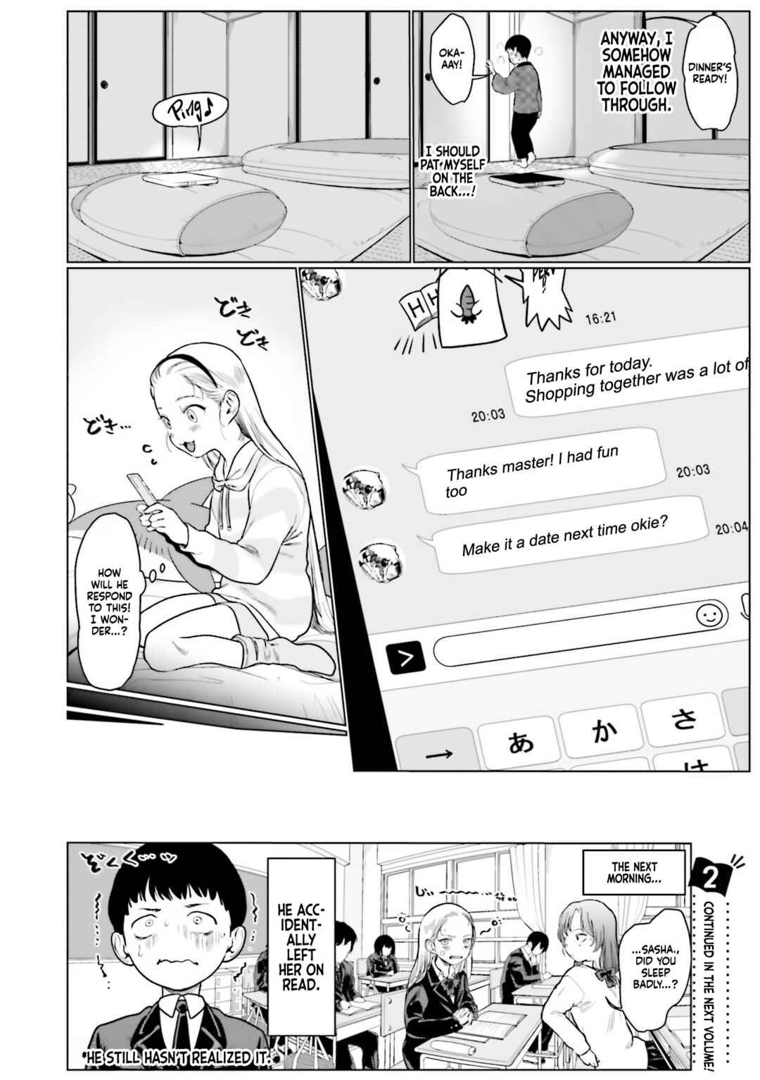 Page 4 Chapter 21 Sasha-chan to Classmate Otaku-kun