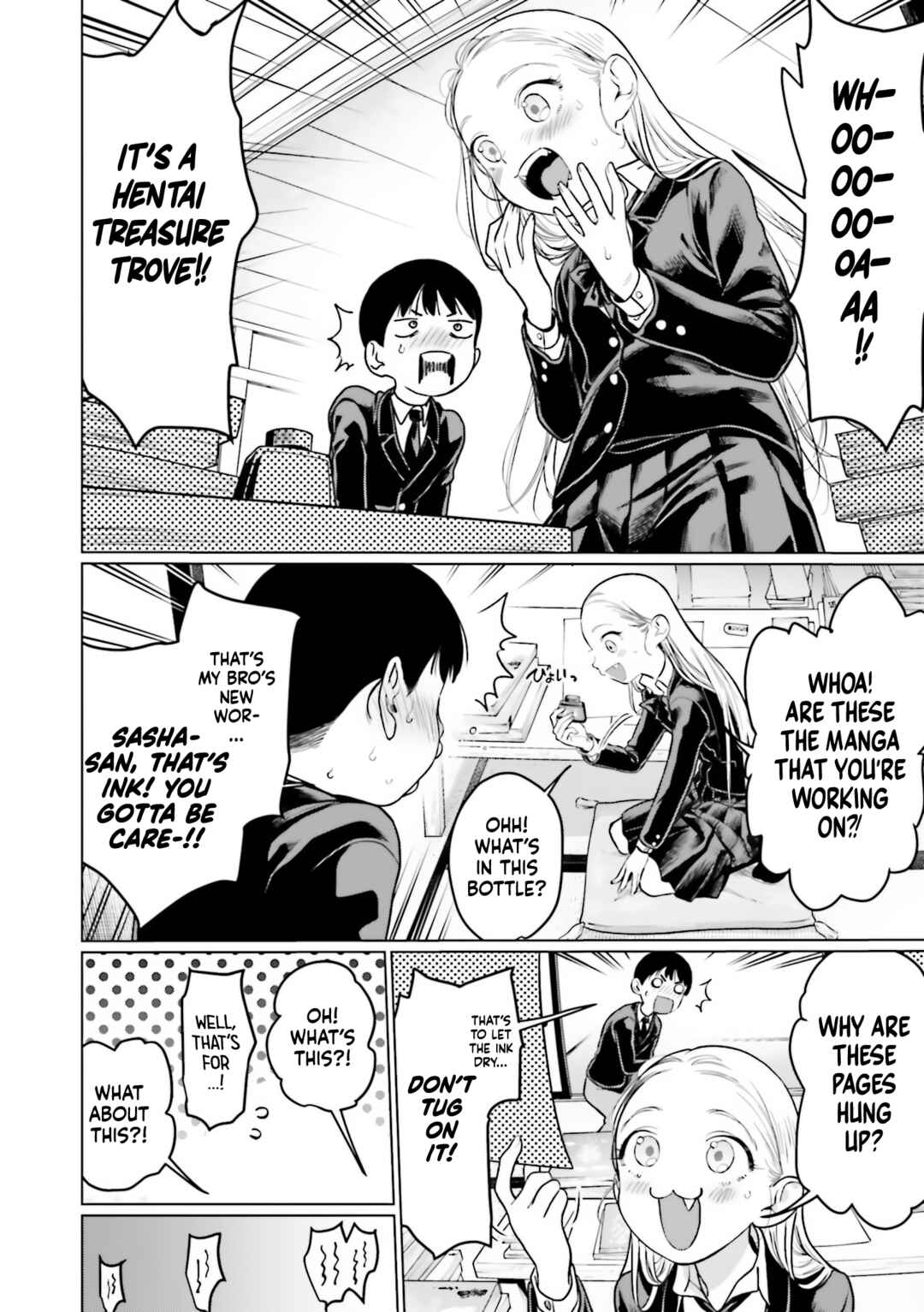 Page 6 Chapter 22.50 Sasha-chan to Classmate Otaku-kun