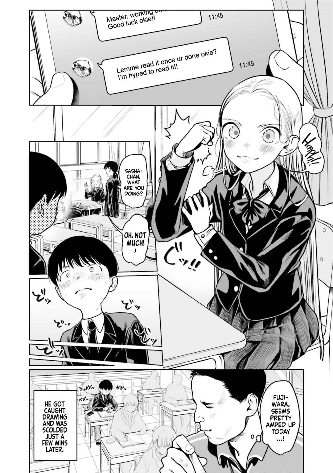 Page 4 Chapter 23 Sasha-chan to Classmate Otaku-kun