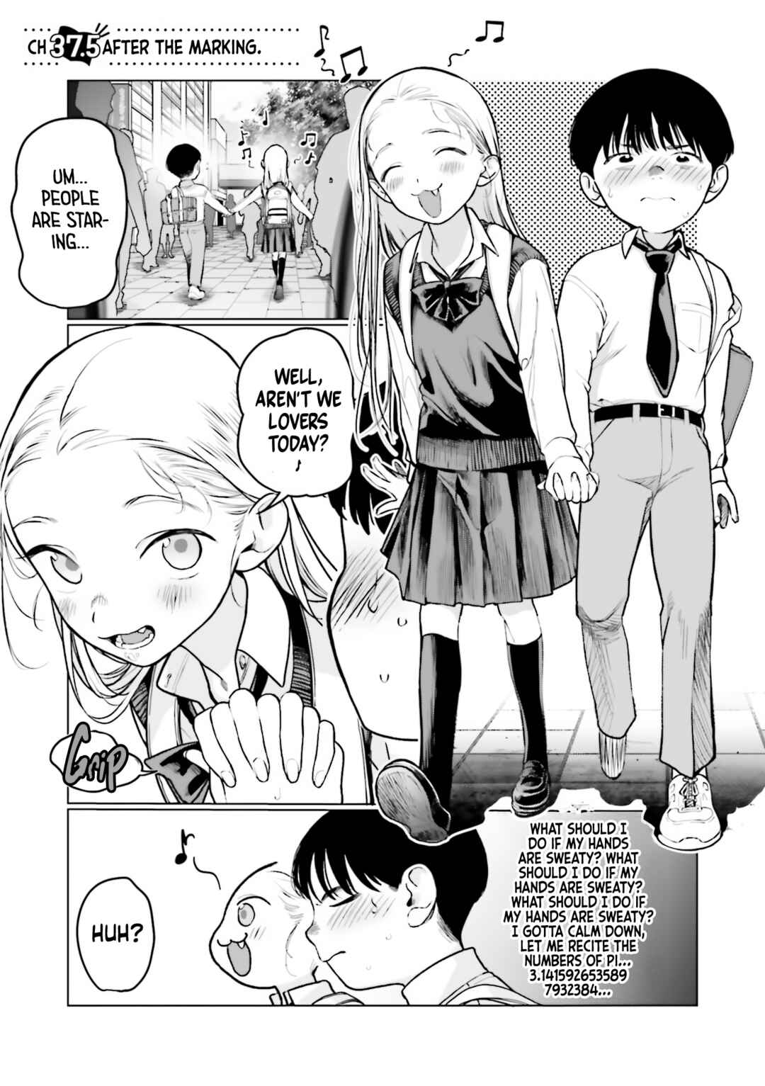 Page 1 Chapter 37.5 Sasha-chan to Classmate Otaku-kun