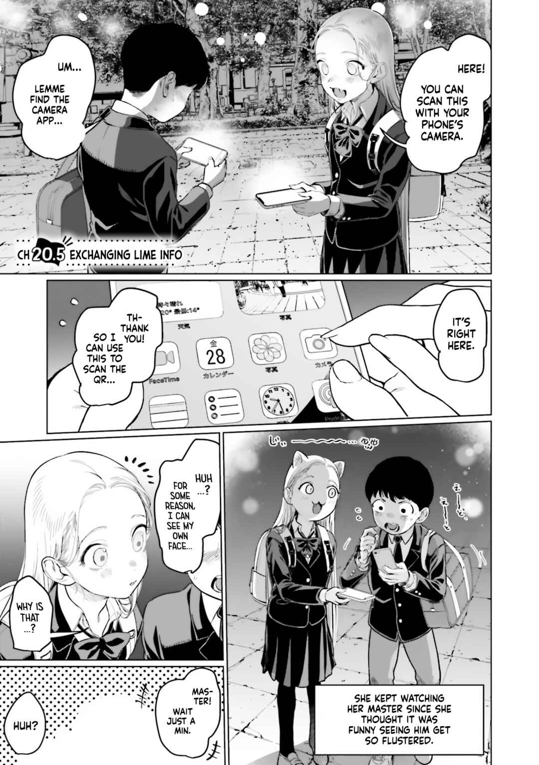 Page 1 Chapter 20.5 Sasha-chan to Classmate Otaku-kun