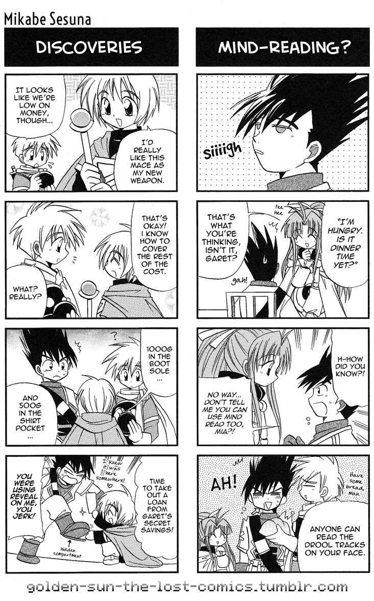 Page 6 Chapter 5 Golden Sun 4-koma Gag Battle
