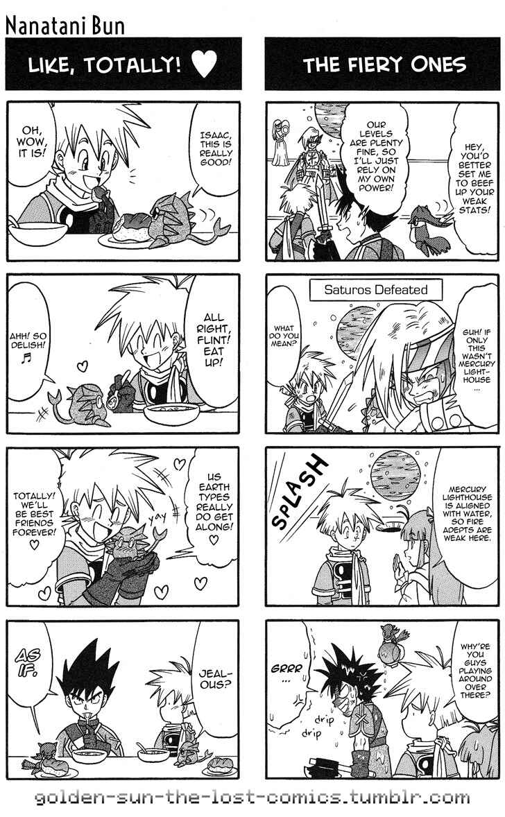 Page 2 Chapter 7 Golden Sun 4-koma Gag Battle