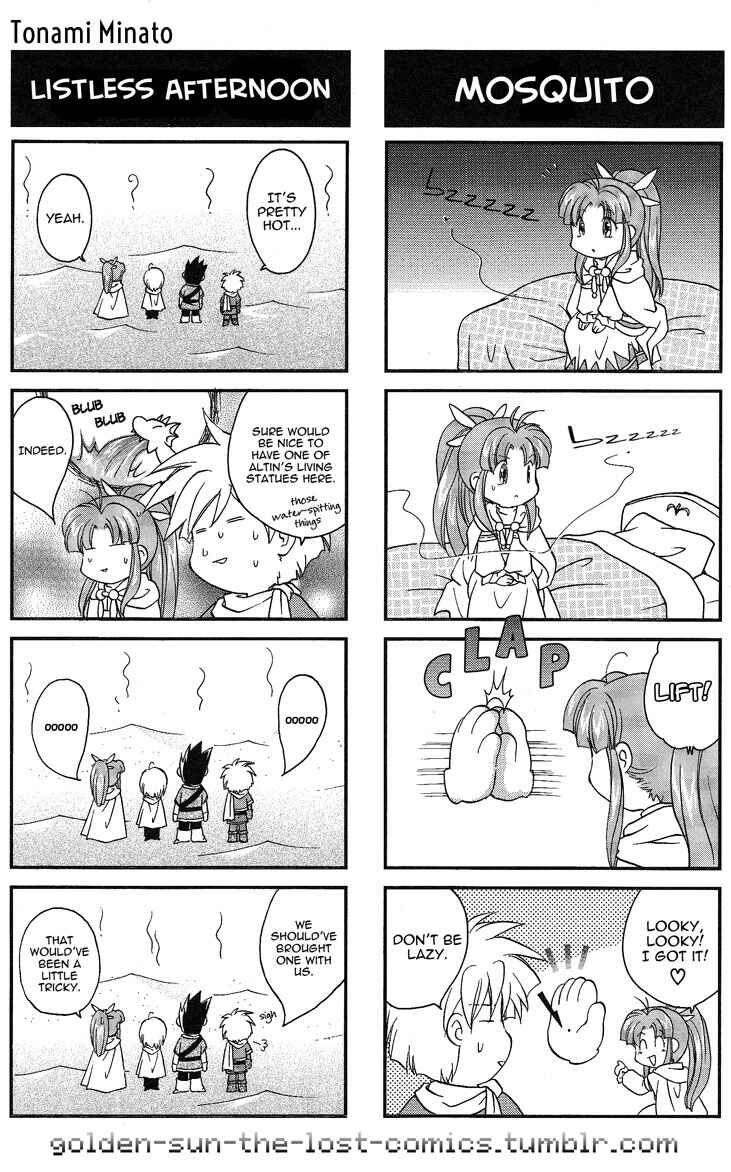 Page 5 Chapter 2 Golden Sun 4-koma Gag Battle