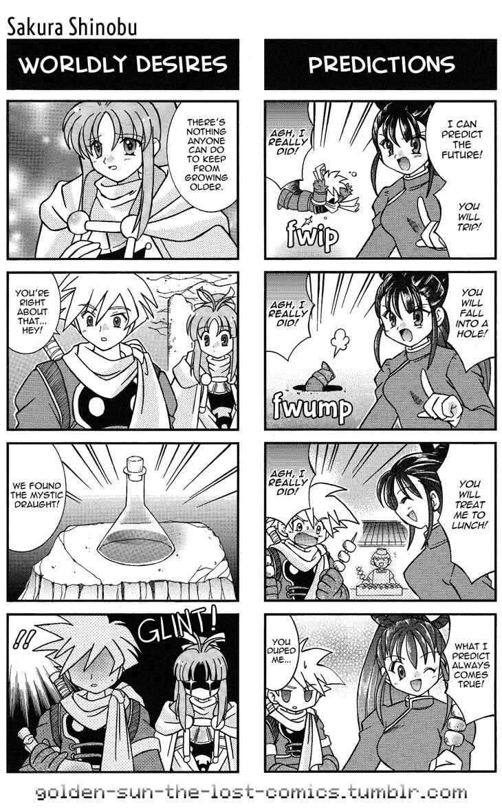 Page 4 Chapter 14 Golden Sun 4-koma Gag Battle