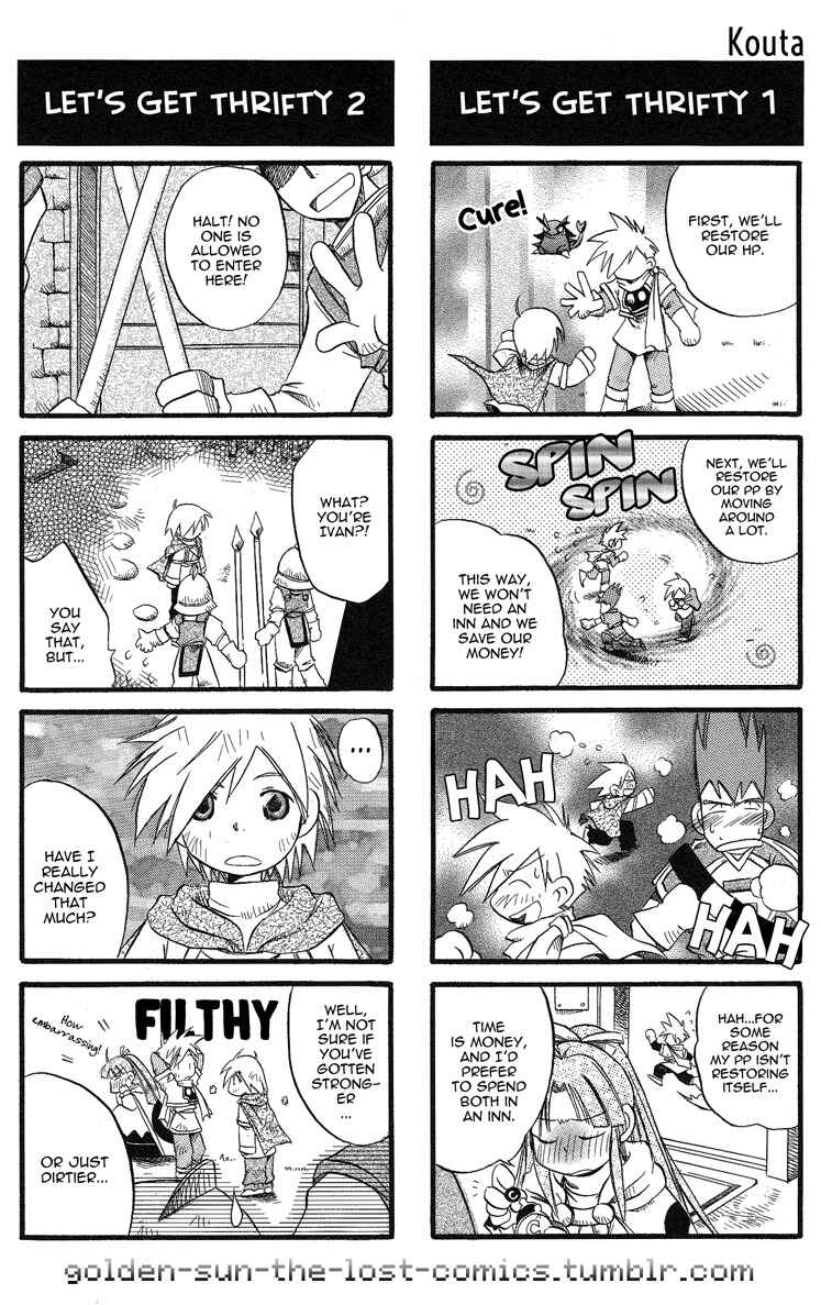 Page 3 Chapter 19 Golden Sun 4-koma Gag Battle
