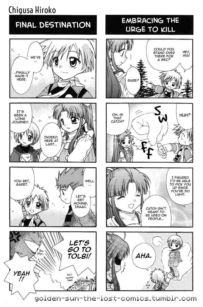 Page 6 Chapter 18 Golden Sun 4-koma Gag Battle