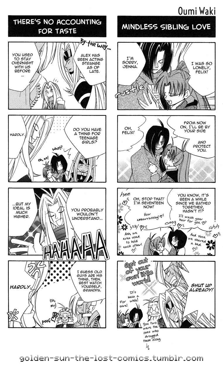 Page 3 Chapter 13 Golden Sun 4-koma Gag Battle