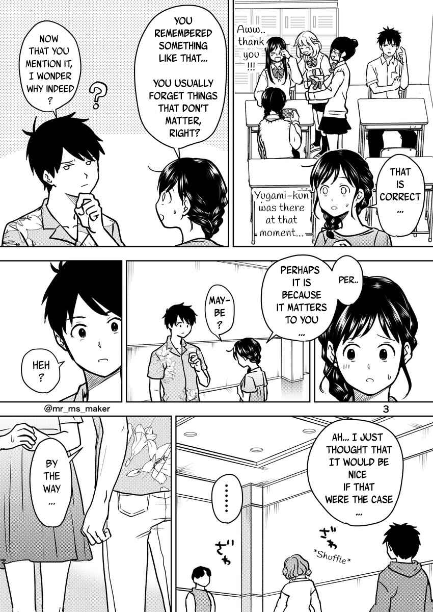 Page 3 Chapter 16 Yugami-kun ni wa Tomodachi ga Inai - Tonari no Anata to (Unofficial Fanbook)
