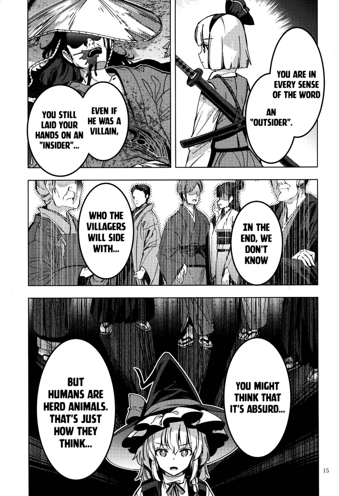 Page 14 Chapter Unknown_b882 Touhou - Bloodshed! Mayhem!! Lets Beseech Em!!! (Doujinshi)