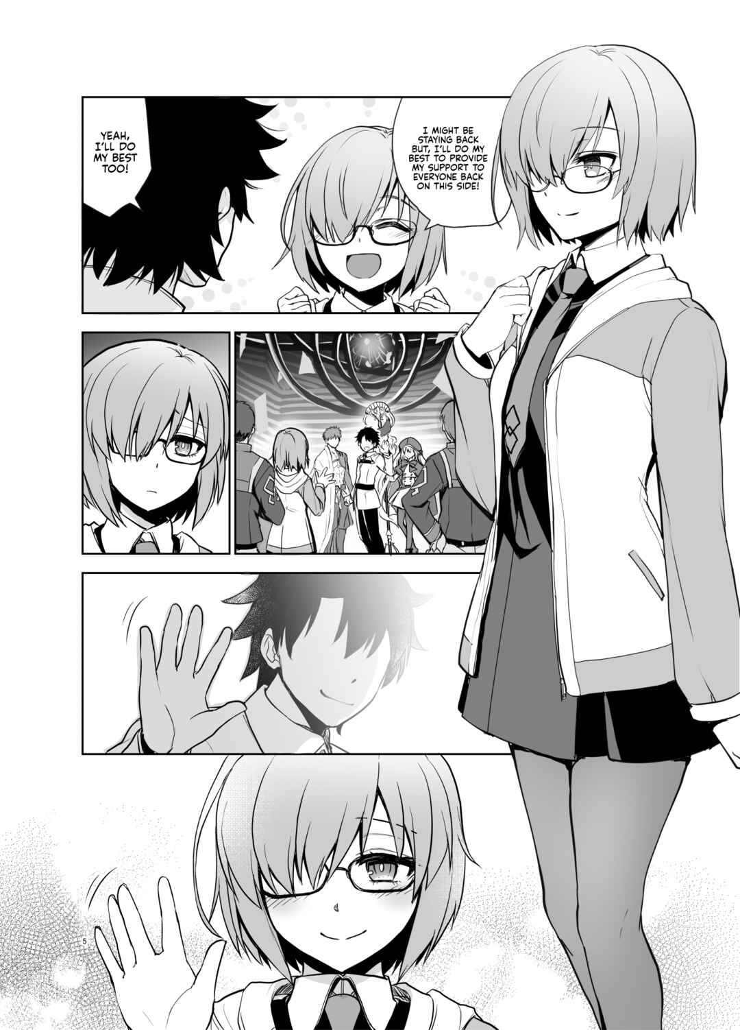 Page 4 Chapter Unknown_42a8 Fate/Grand Order - Mashu Must Deal With This Pushy N Lusty Oji-san Back at Chaldea Whenever Senpai is Busy Rayshifting! (Doujinshi)