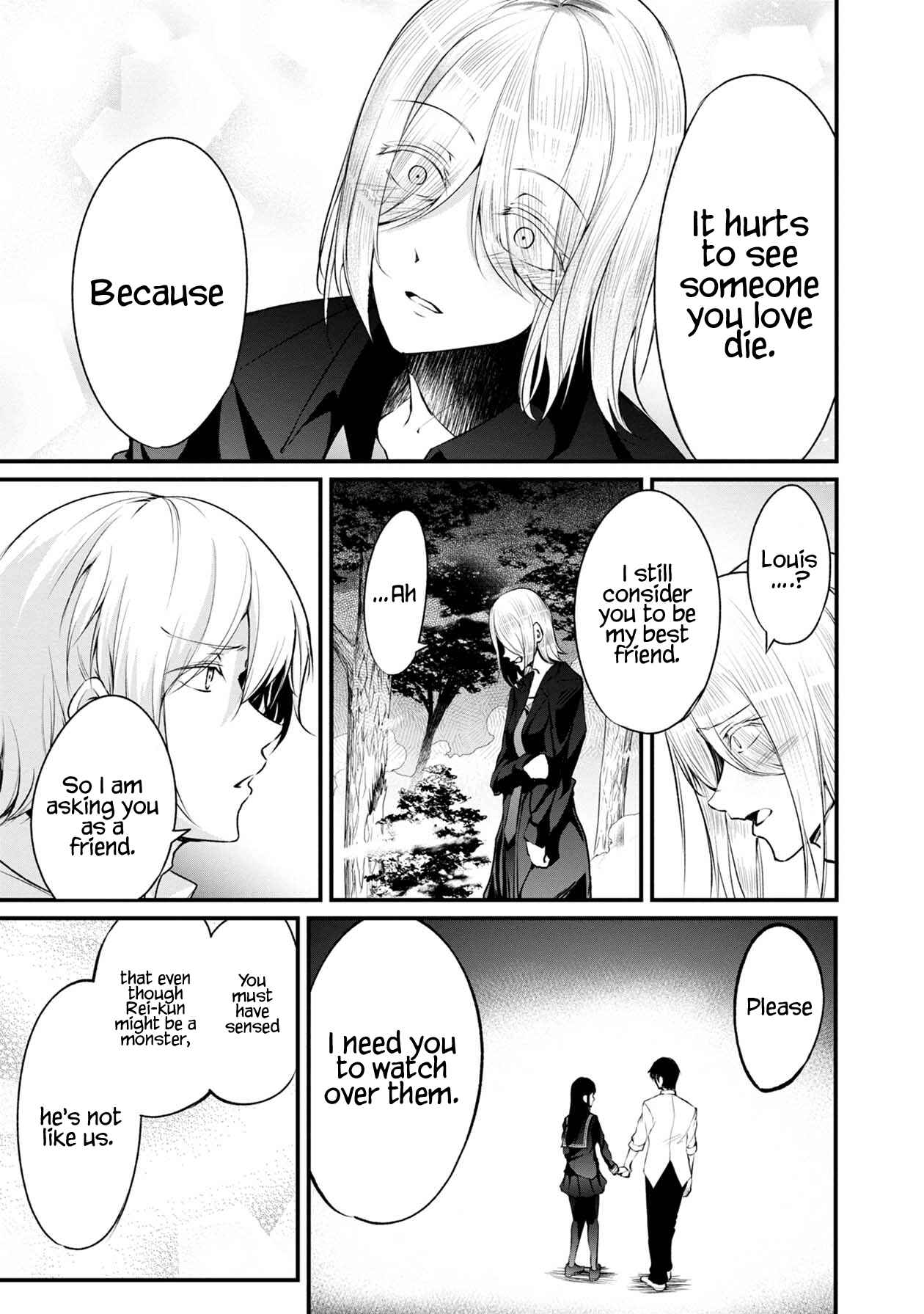 Page 24 Chapter 36 Namae no nai Kaibutsu - Kumo to Shoujo to Ryoki Satsujin
