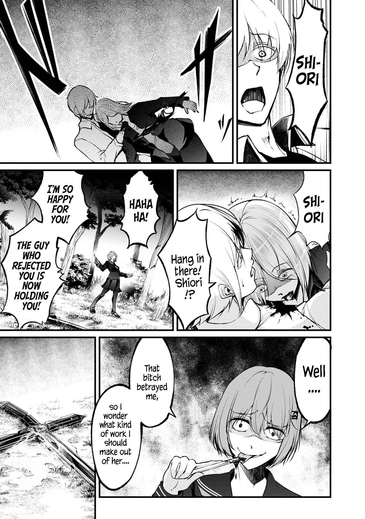 Page 28 Chapter 36 Namae no nai Kaibutsu - Kumo to Shoujo to Ryoki Satsujin