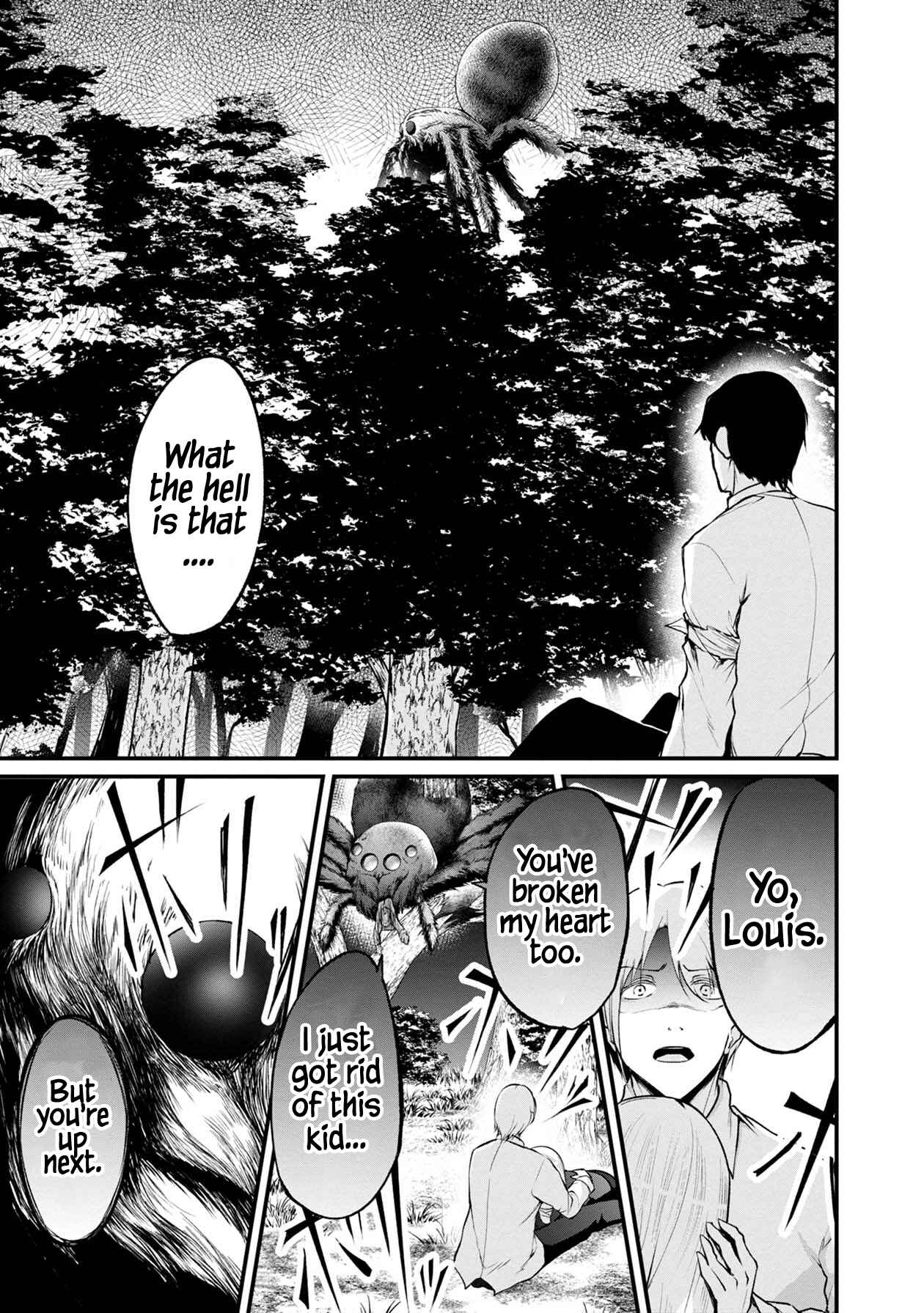 Page 32 Chapter 36 Namae no nai Kaibutsu - Kumo to Shoujo to Ryoki Satsujin