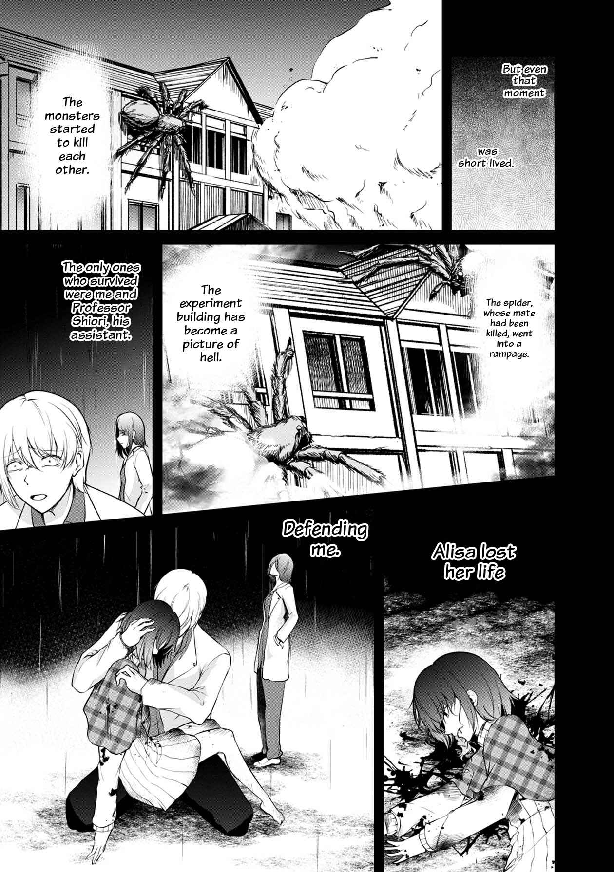 Page 8 Chapter 36 Namae no nai Kaibutsu - Kumo to Shoujo to Ryoki Satsujin