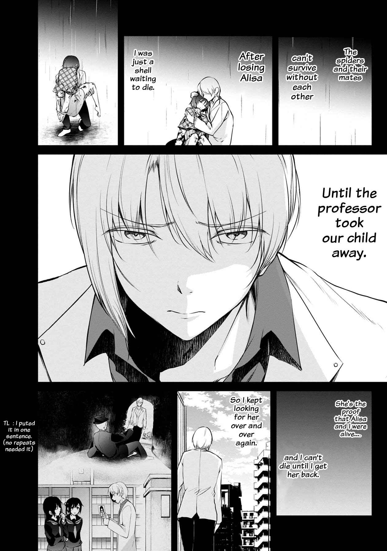 Page 9 Chapter 36 Namae no nai Kaibutsu - Kumo to Shoujo to Ryoki Satsujin