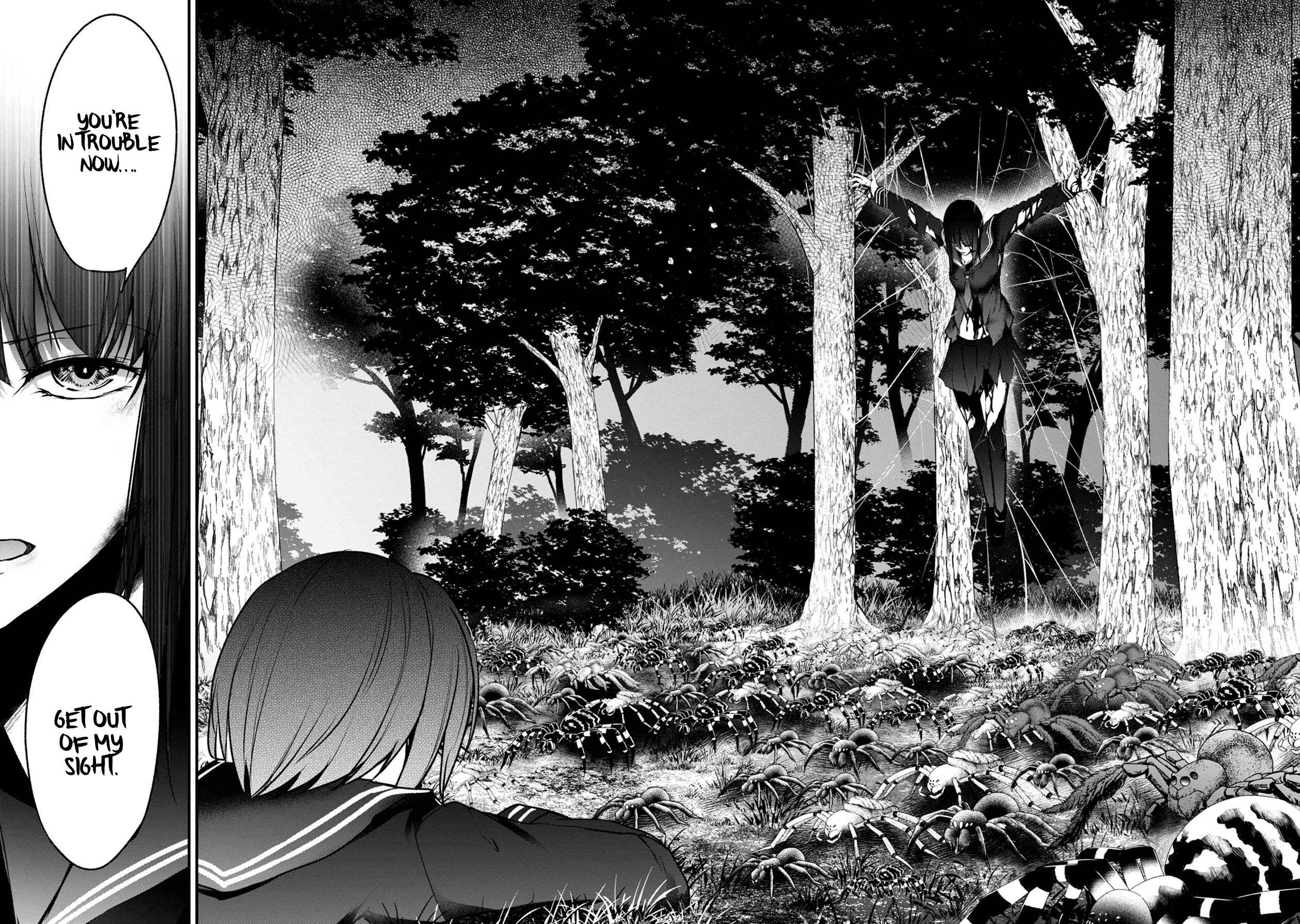 Page 13 Chapter 38 Namae no nai Kaibutsu - Kumo to Shoujo to Ryoki Satsujin
