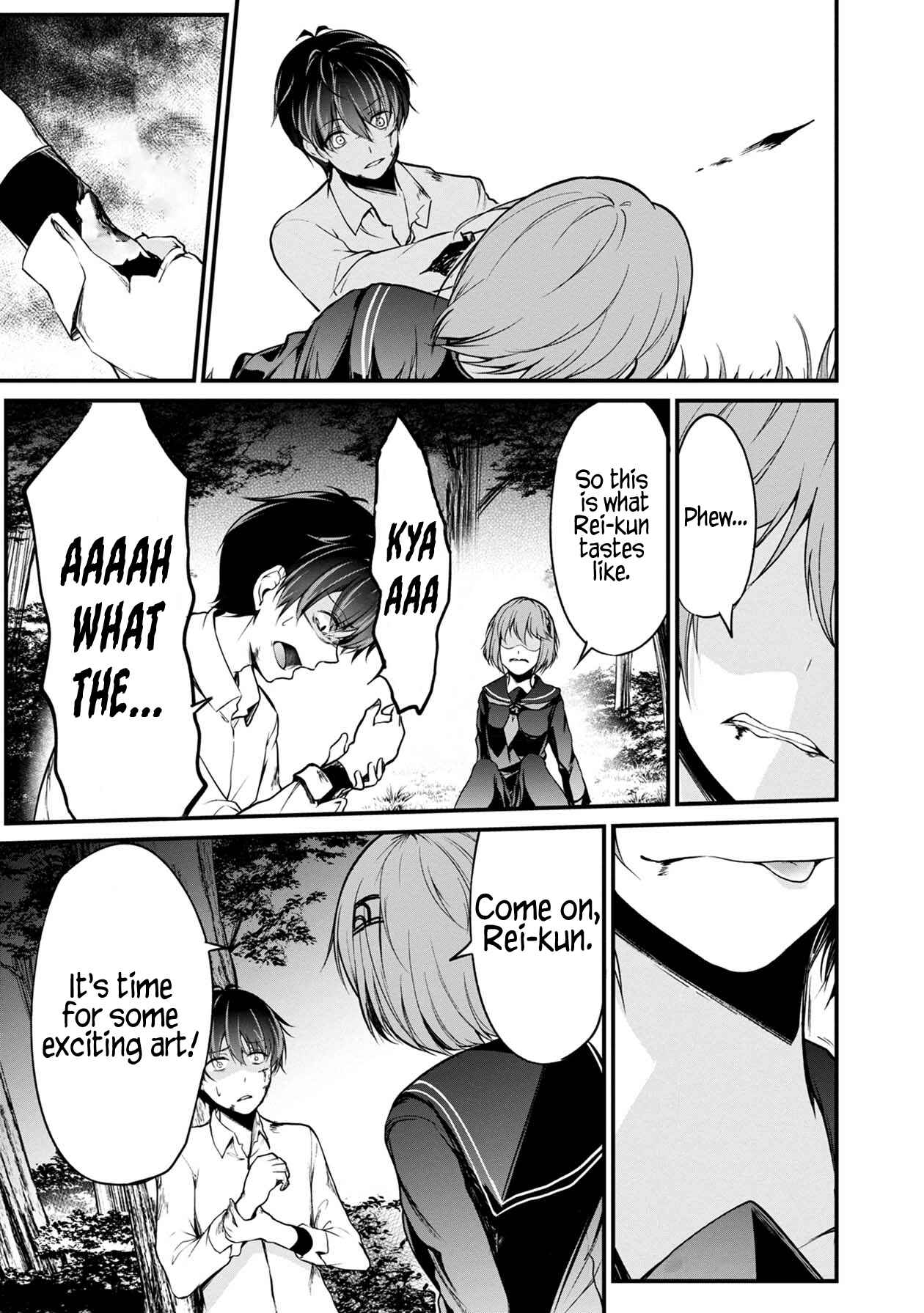 Page 44 Chapter 30 Namae no nai Kaibutsu - Kumo to Shoujo to Ryoki Satsujin