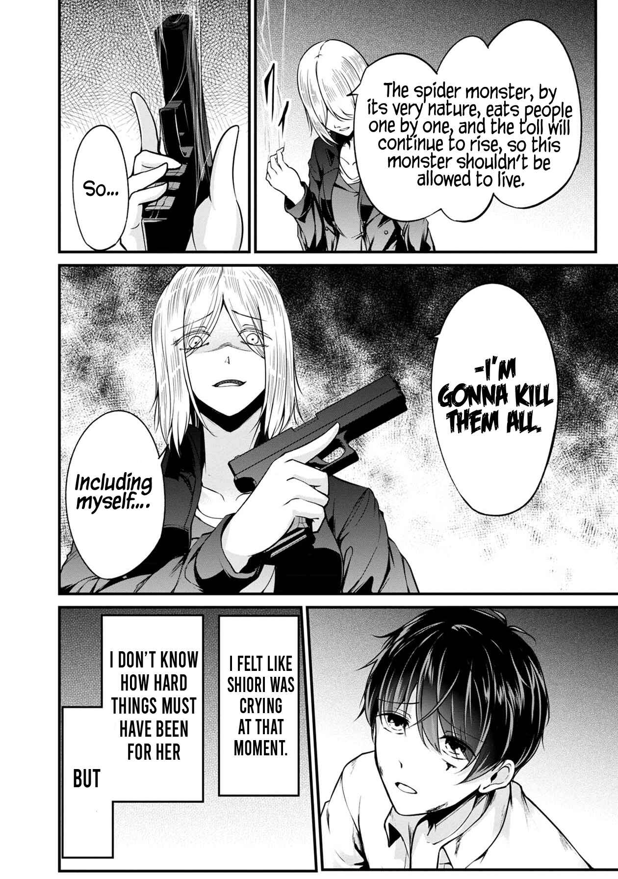 Page 23 Chapter 33 Namae no nai Kaibutsu - Kumo to Shoujo to Ryoki Satsujin