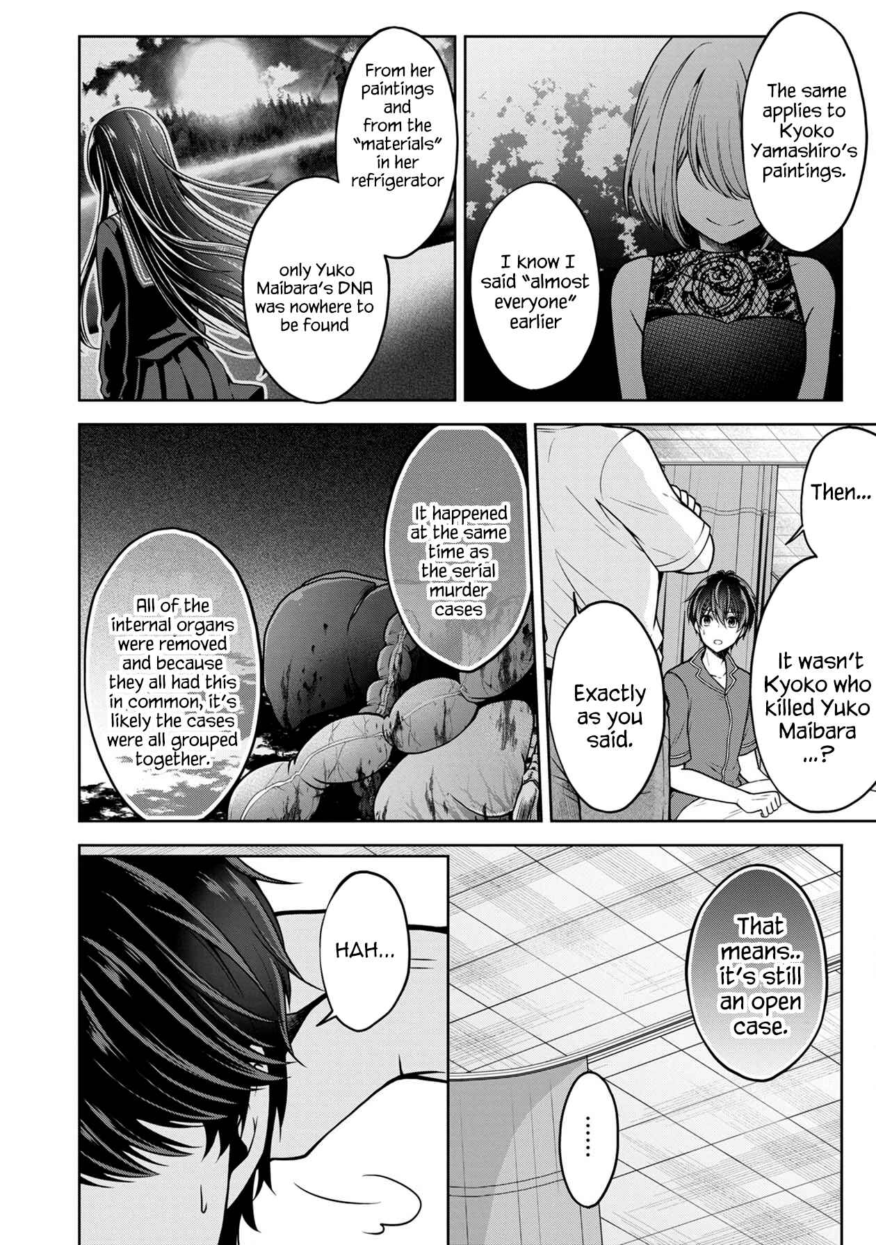 Page 14 Chapter 12 Namae no nai Kaibutsu - Kumo to Shoujo to Ryoki Satsujin