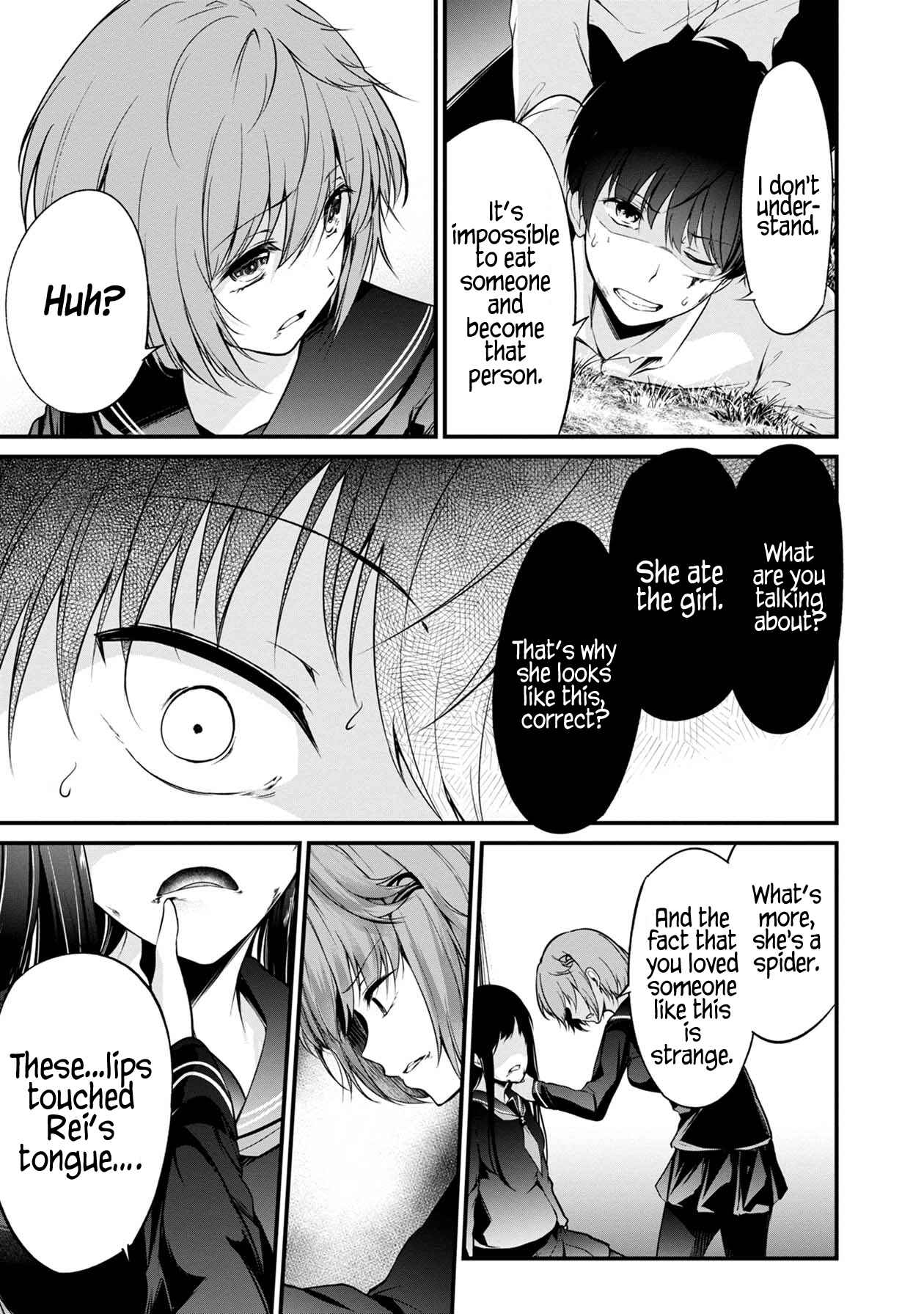 Page 12 Chapter 31 Namae no nai Kaibutsu - Kumo to Shoujo to Ryoki Satsujin