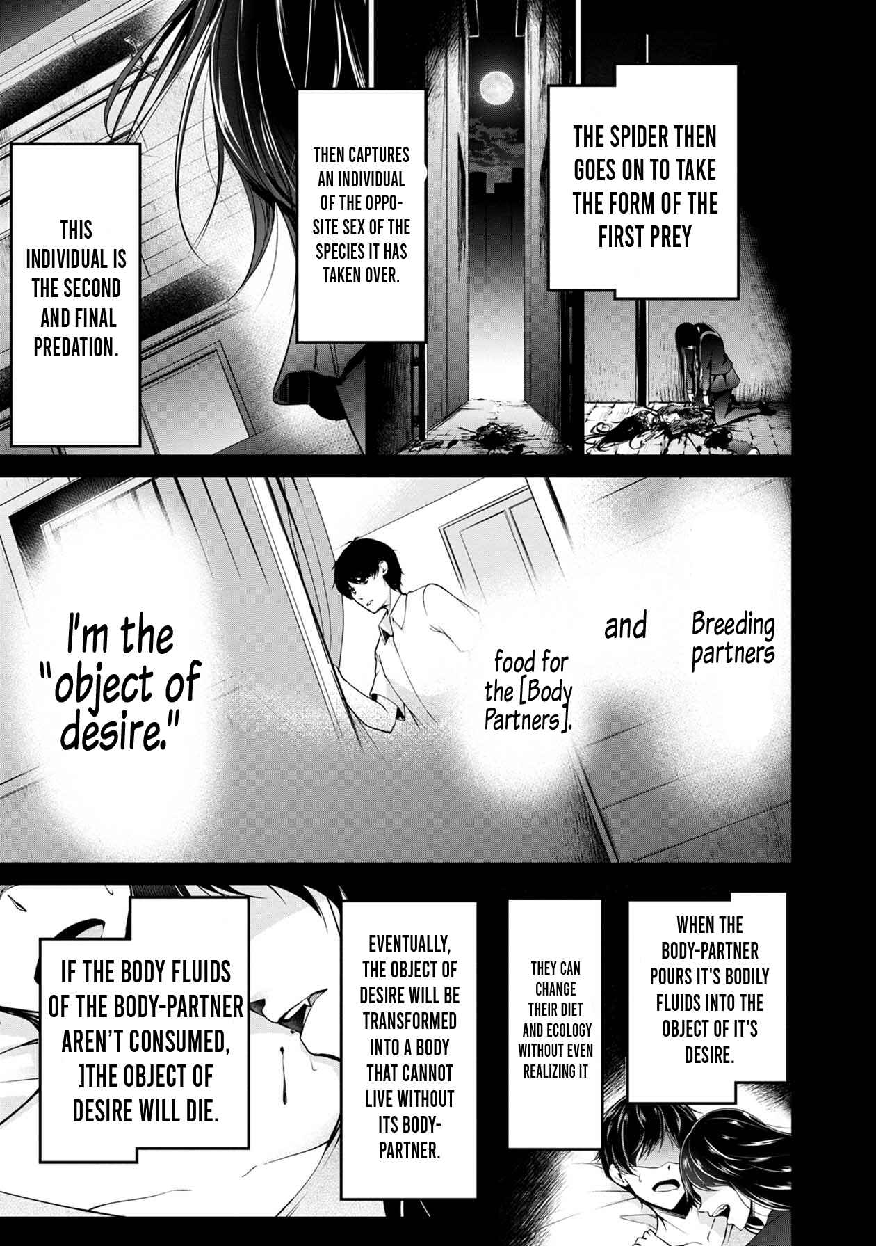 Page 21 Chapter 34 Namae no nai Kaibutsu - Kumo to Shoujo to Ryoki Satsujin