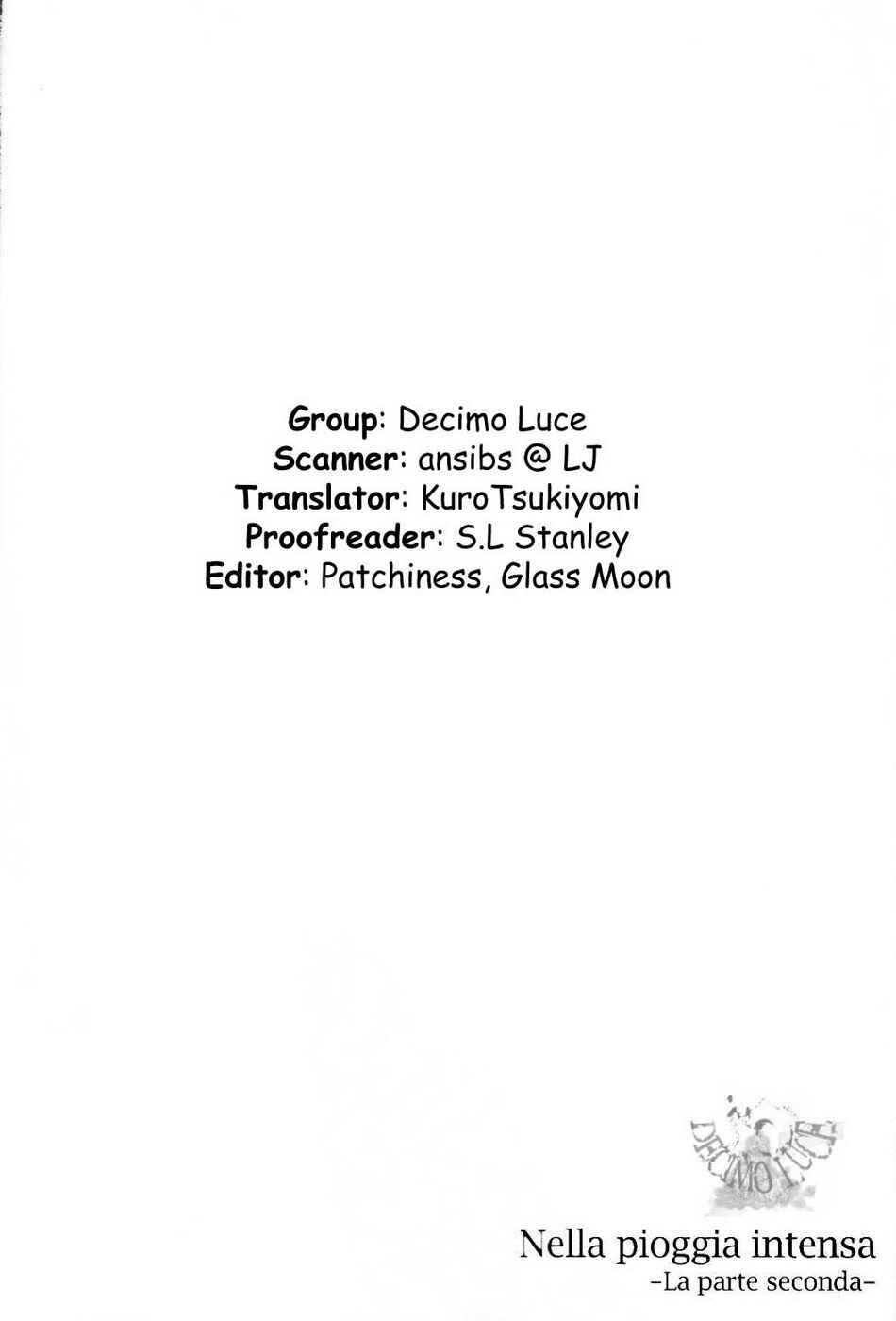 Page 6 Chapter 2 Katekyo Hitman Reborn! - Nella Pioggia Intensa (Doujinshi)