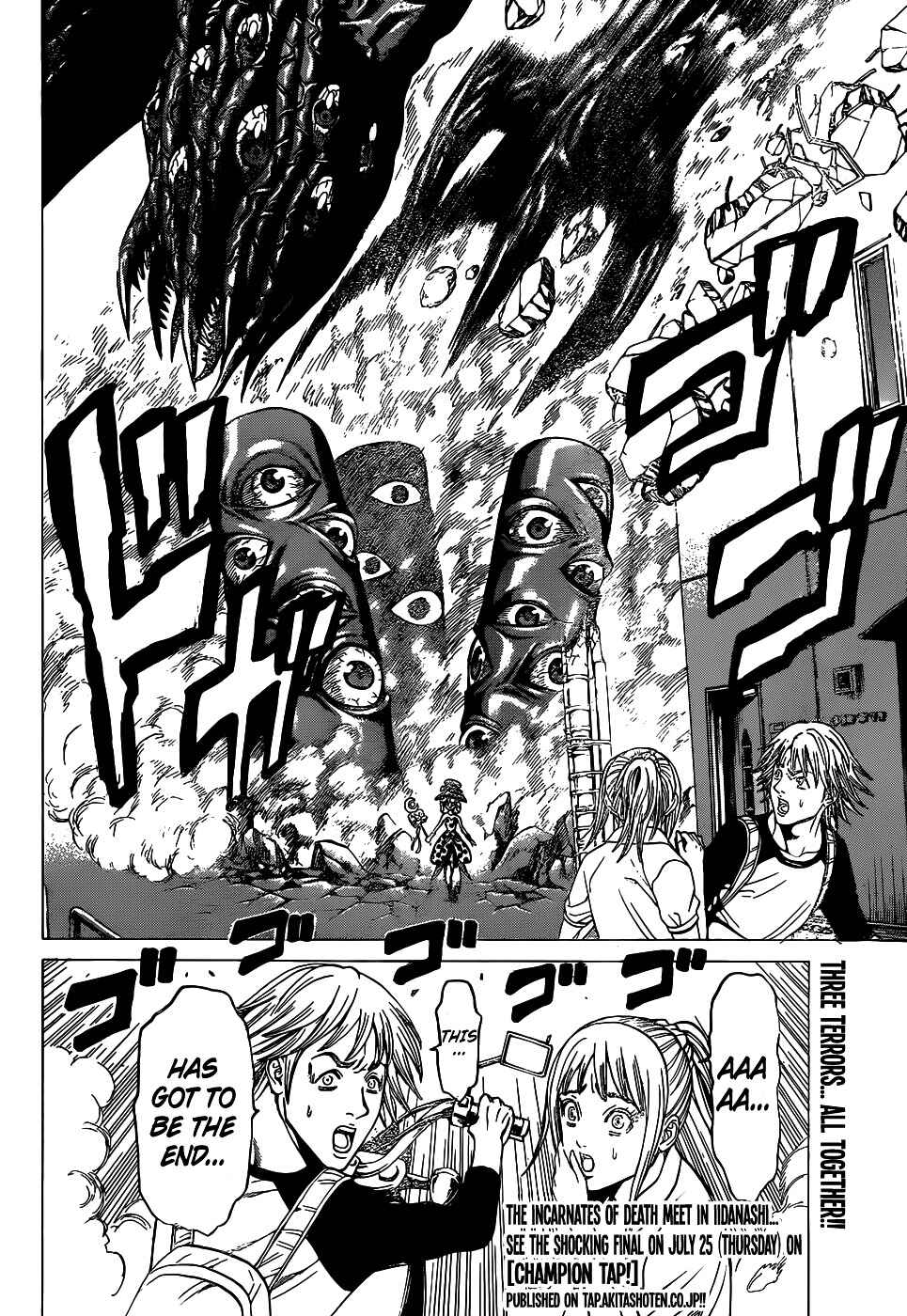 Page 8 Chapter 3 Magical Girl of the End vs Creature! vs Versus Earth