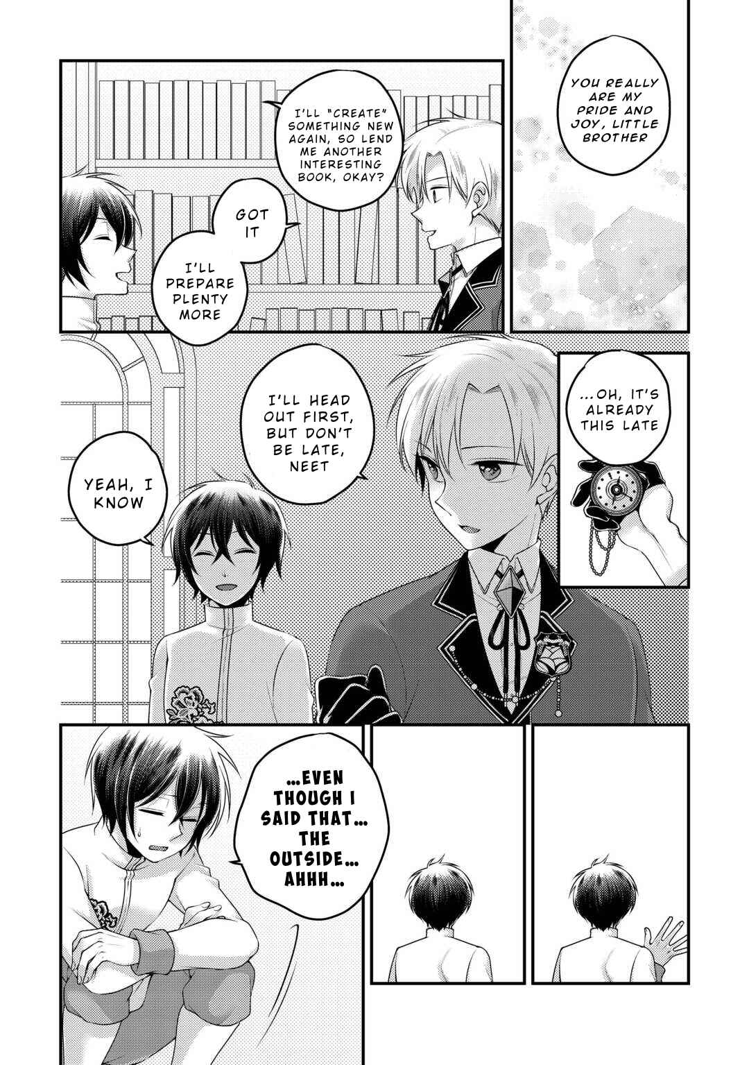 Page 14 Chapter 1 Tensai Dai Ni Ouji wa Hikikomori Tai: Koku Kaishi no Mujikaku Musou