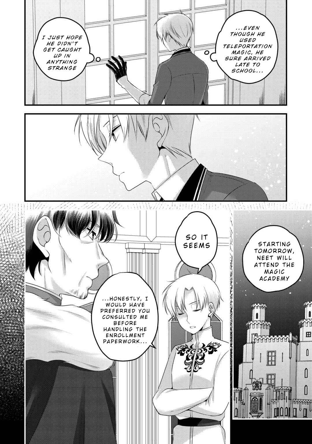 Page 32 Chapter 1 Tensai Dai Ni Ouji wa Hikikomori Tai: Koku Kaishi no Mujikaku Musou