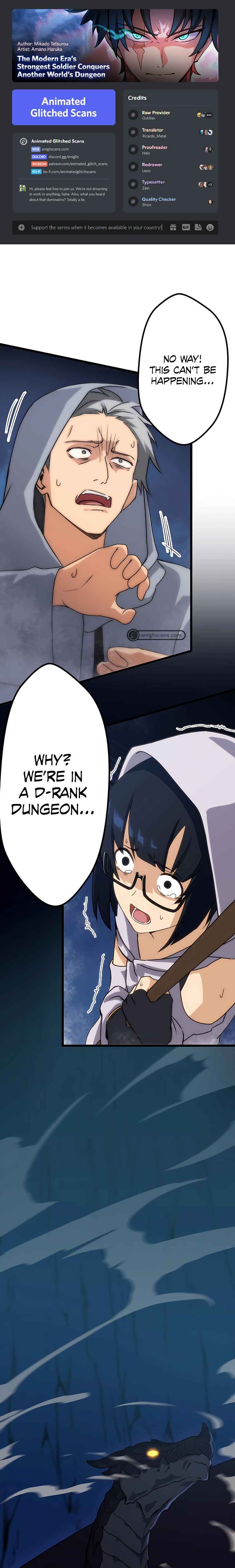 Page 1 Chapter 3 Gendai no Saikyou Heishi, Isekai Dungeon o Kouryaku Suru