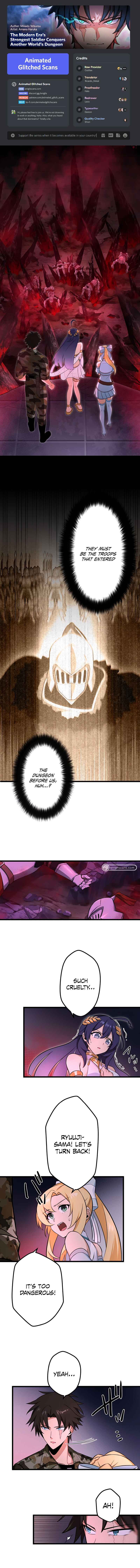Page 1 Chapter 23 Gendai no Saikyou Heishi, Isekai Dungeon o Kouryaku Suru