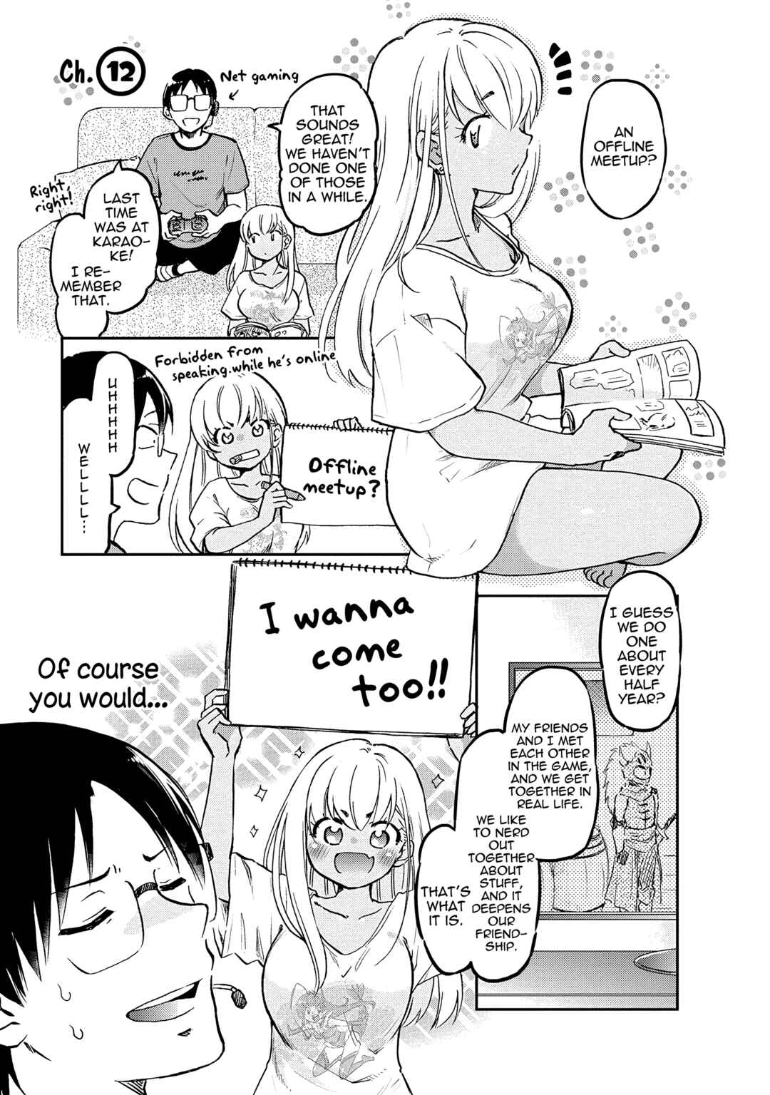 Page 1 Chapter 12 Nakamura-san, the Uninvited Gyaru