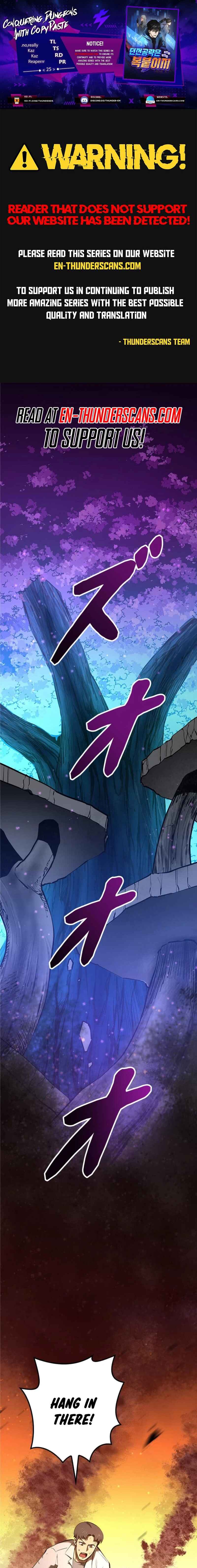 Page 1 Chapter 25 Conquering Dungeons With Copy Paste!