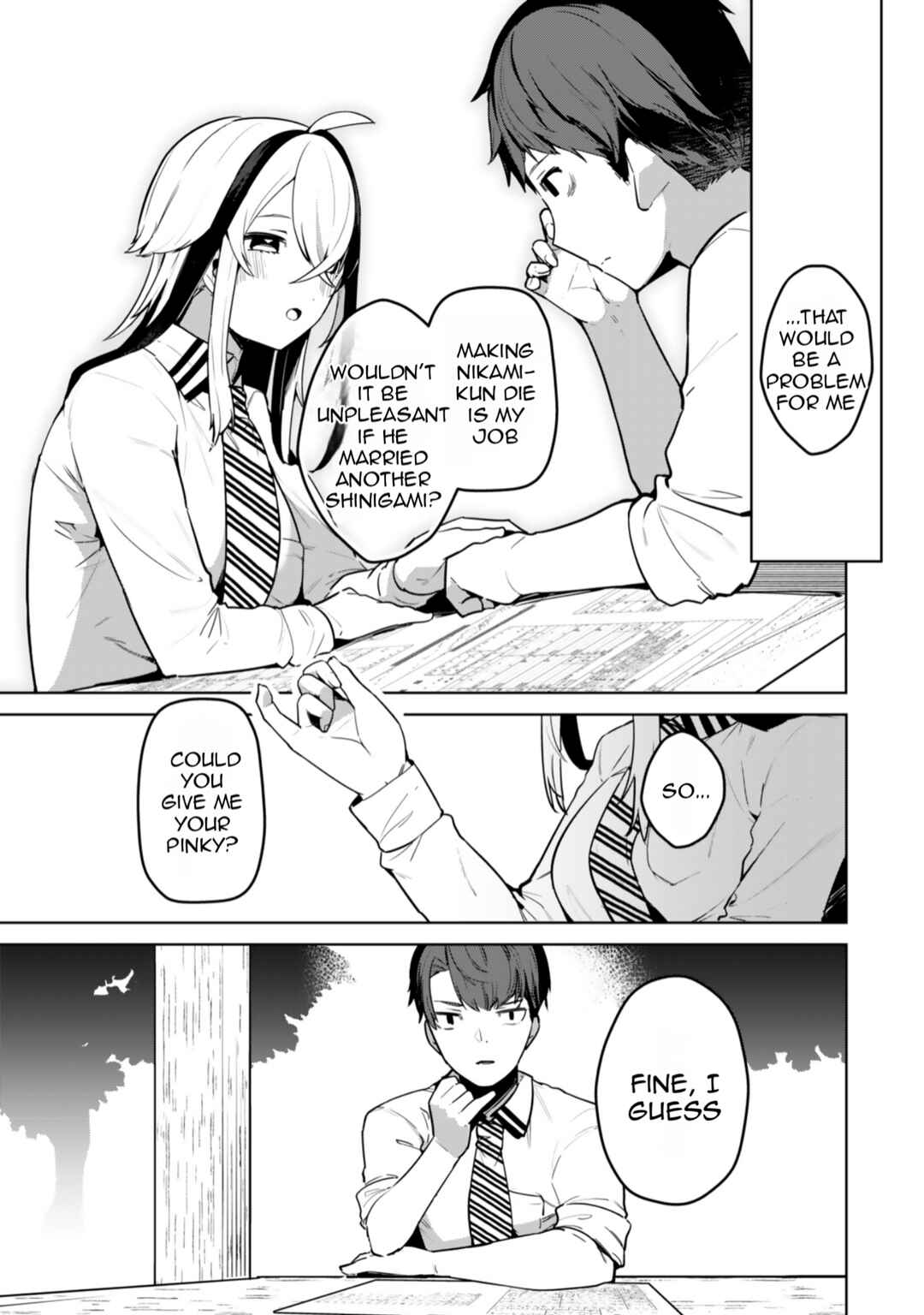 Page 18 Chapter 2 Hakiri-san wa Kimi Dake no Shinigami ni Naritai