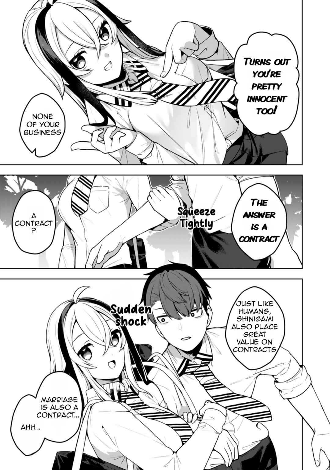 Page 4 Chapter 2 Hakiri-san wa Kimi Dake no Shinigami ni Naritai
