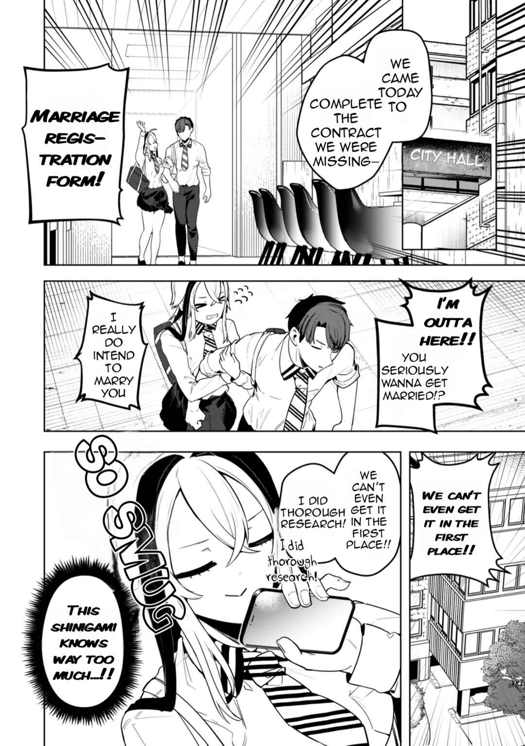 Page 5 Chapter 2 Hakiri-san wa Kimi Dake no Shinigami ni Naritai