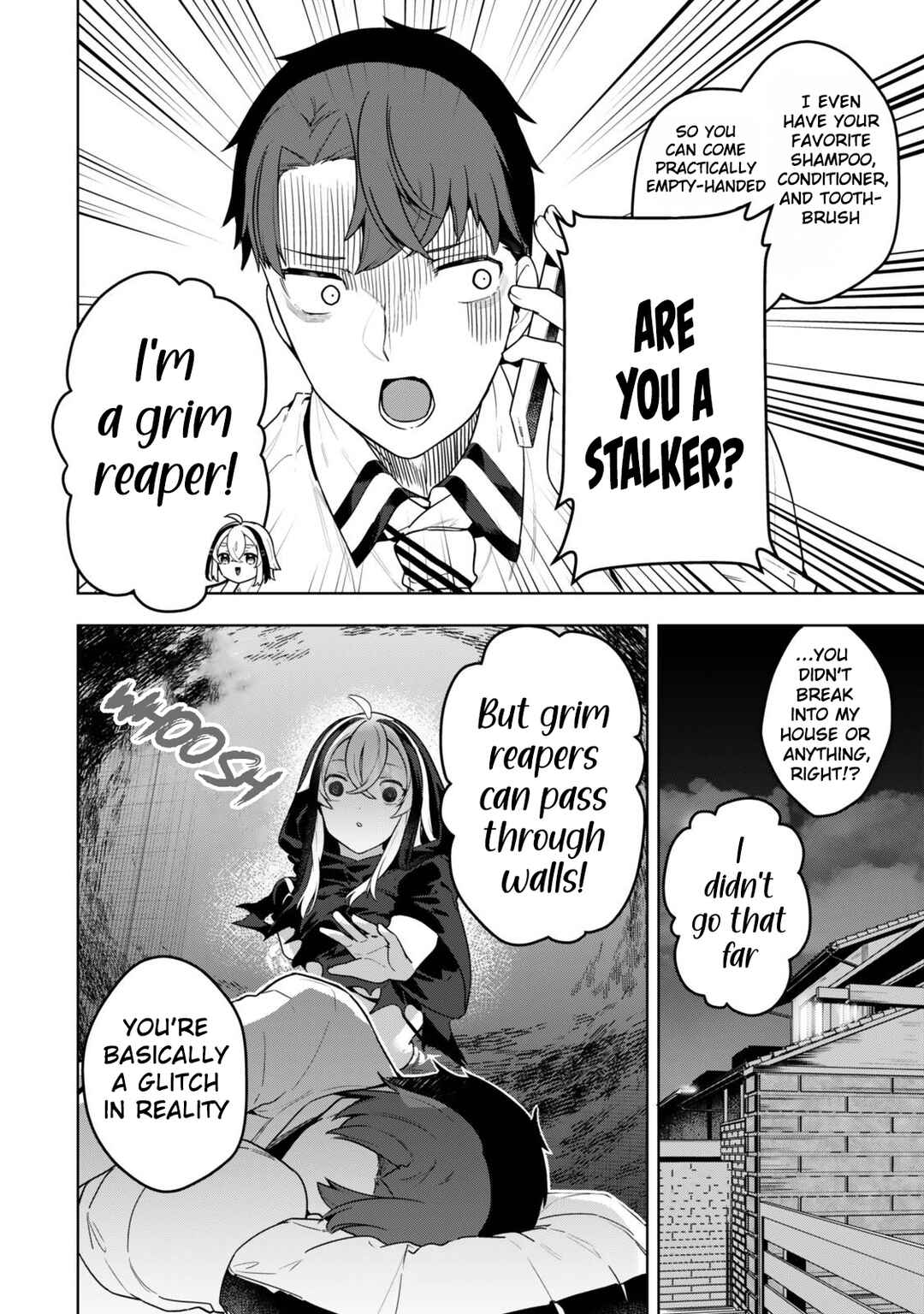 Page 13 Chapter 5 Hakiri-san wa Kimi Dake no Shinigami ni Naritai