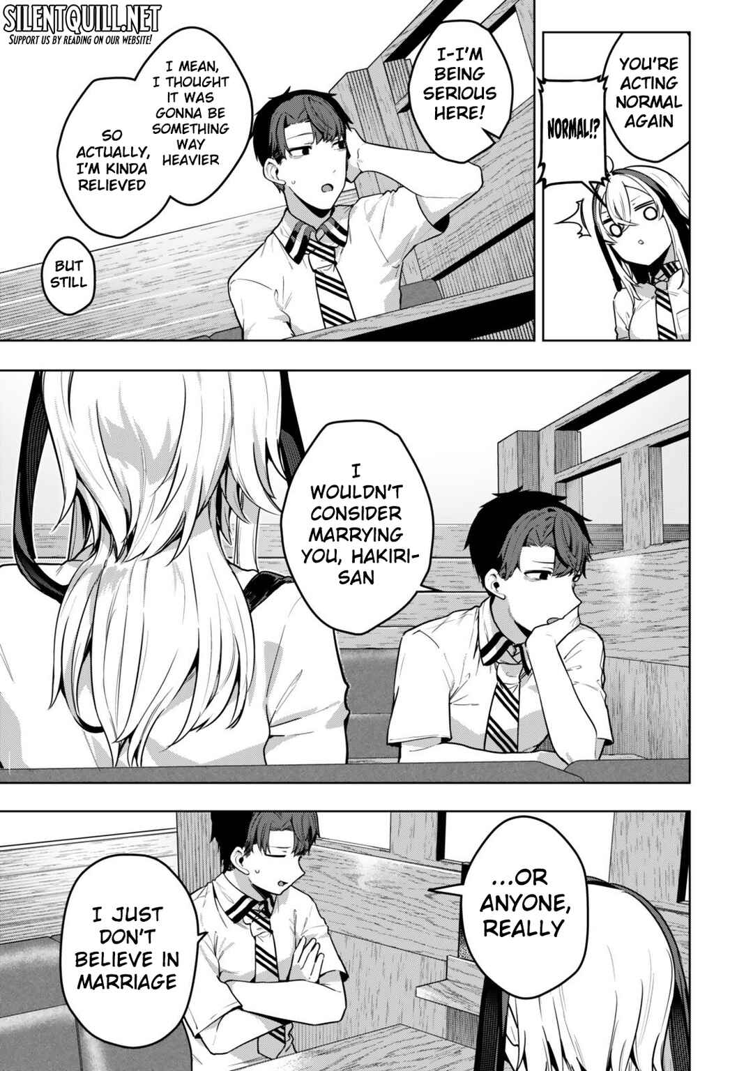 Page 14 Chapter 7 Hakiri-san wa Kimi Dake no Shinigami ni Naritai