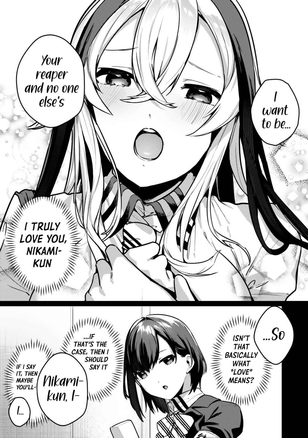 Page 21 Chapter 7 Hakiri-san wa Kimi Dake no Shinigami ni Naritai
