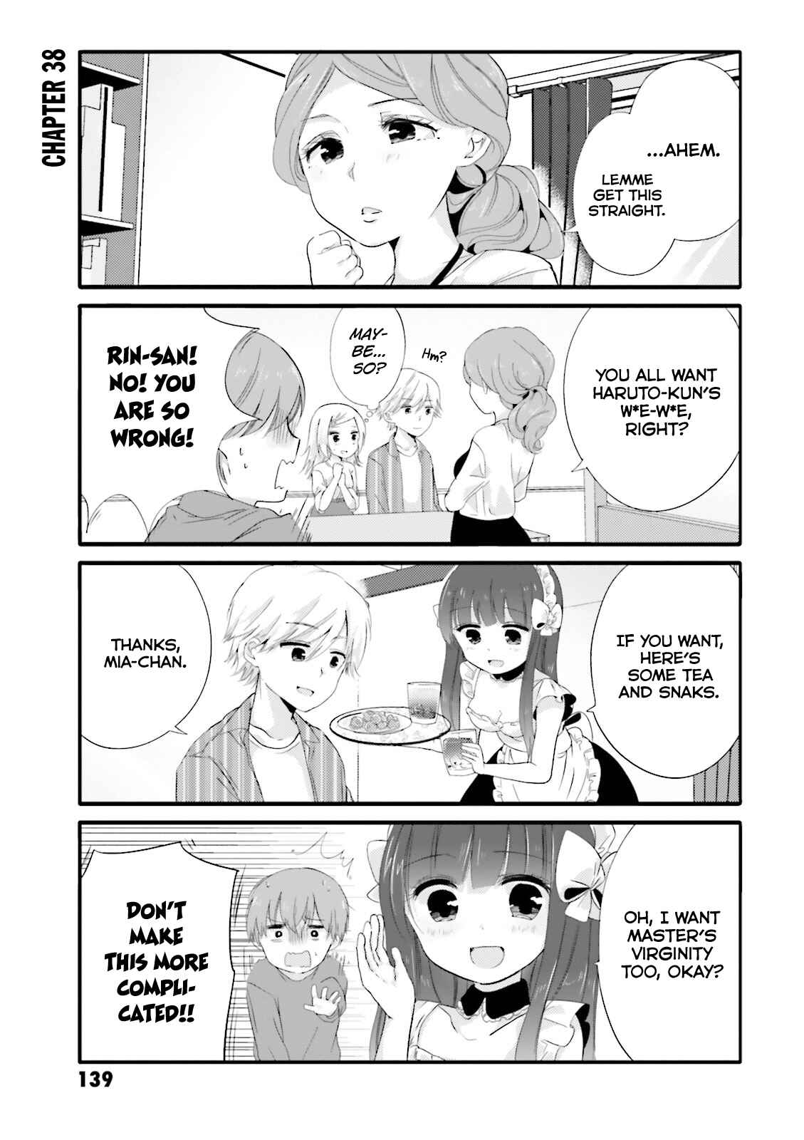 Page 1 Chapter 38 Uchi no Hentai Maid ni Osowareteru
