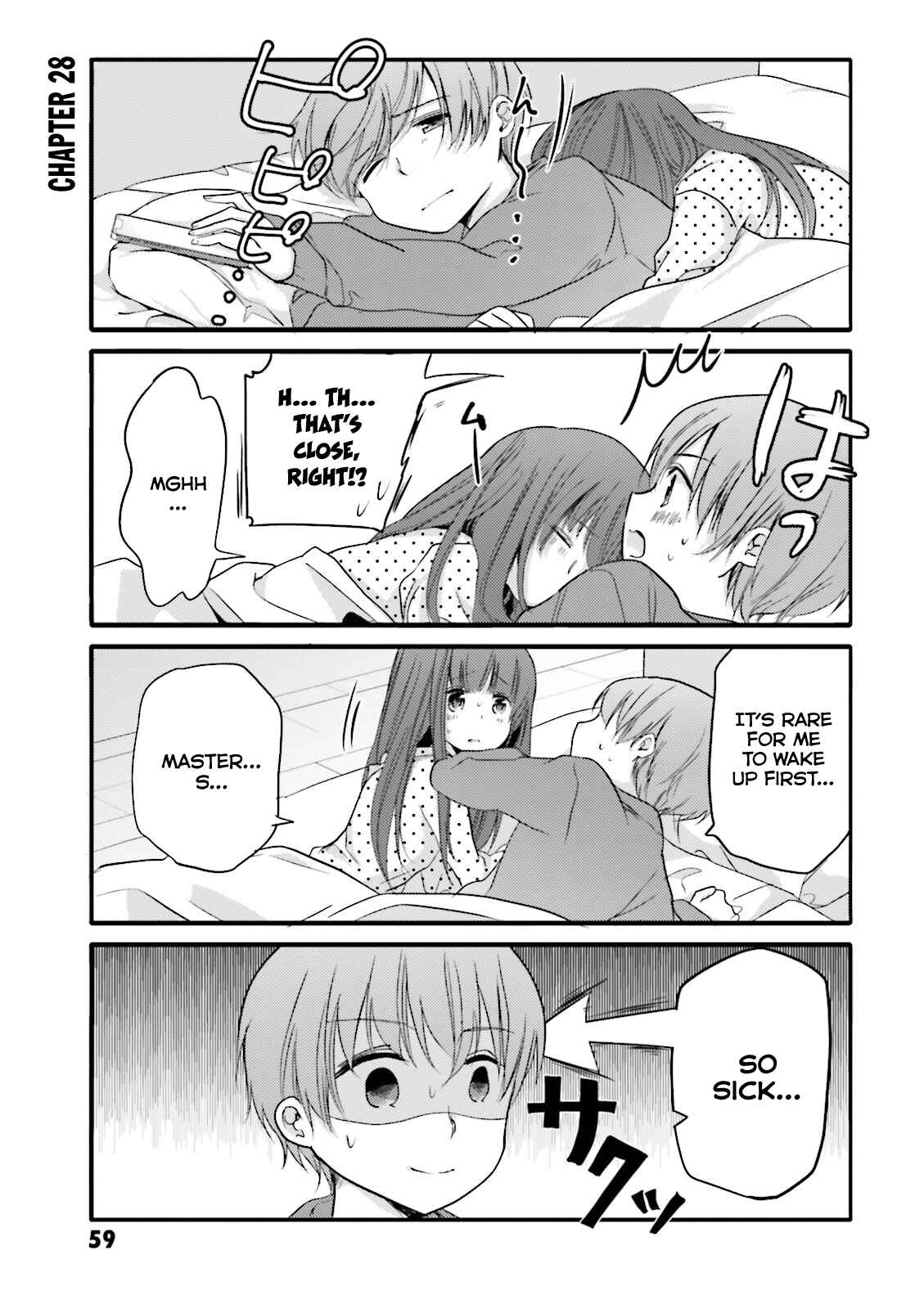 Page 1 Chapter 28 Uchi no Hentai Maid ni Osowareteru