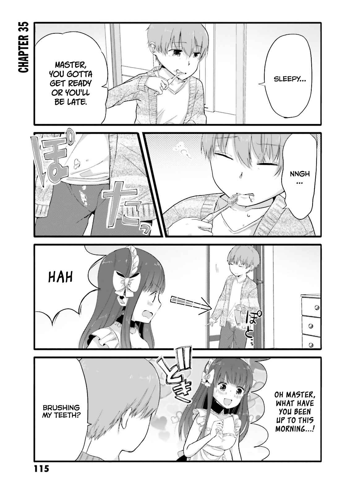 Page 1 Chapter 35 Uchi no Hentai Maid ni Osowareteru