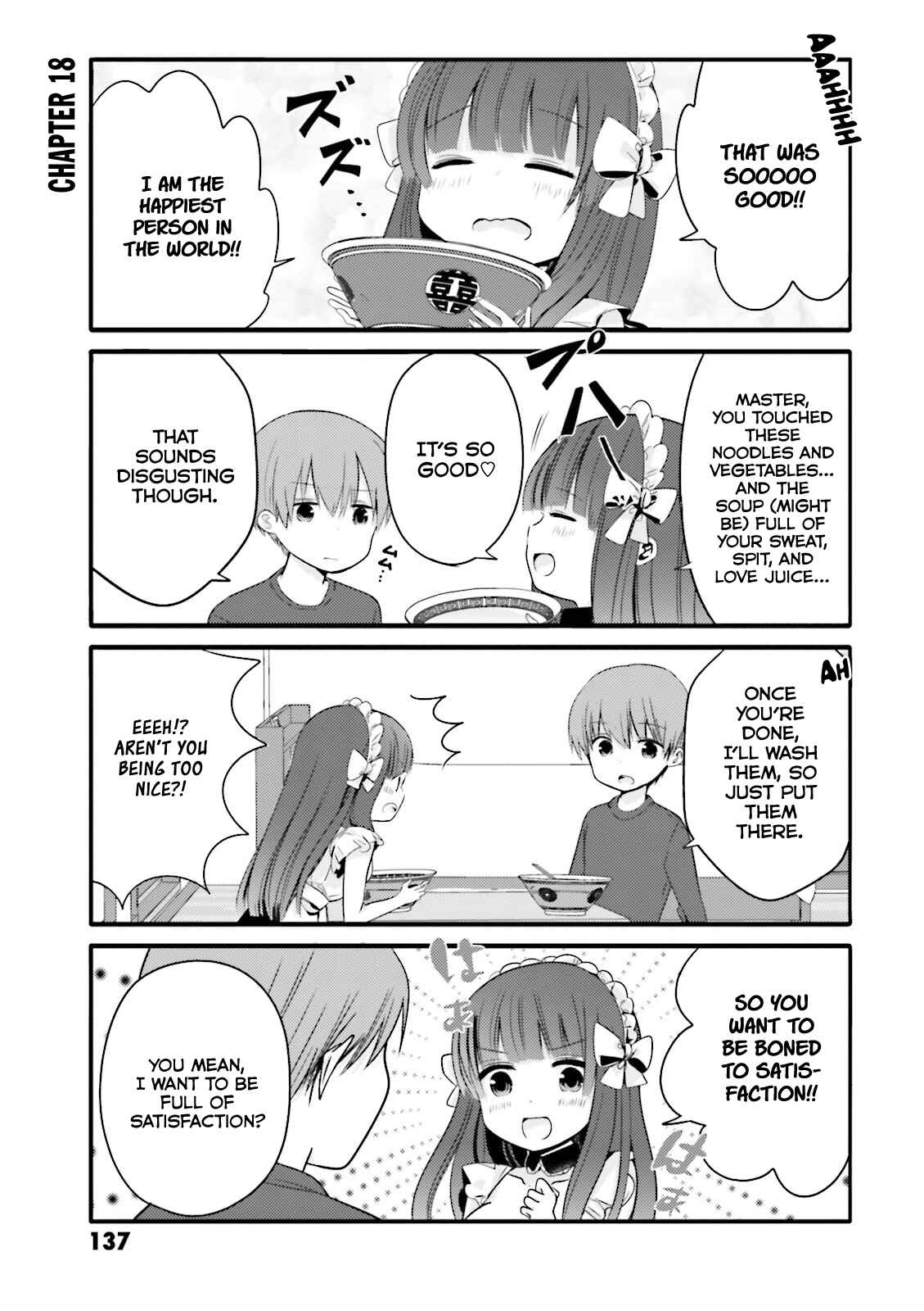 Page 1 Chapter 18 Uchi no Hentai Maid ni Osowareteru