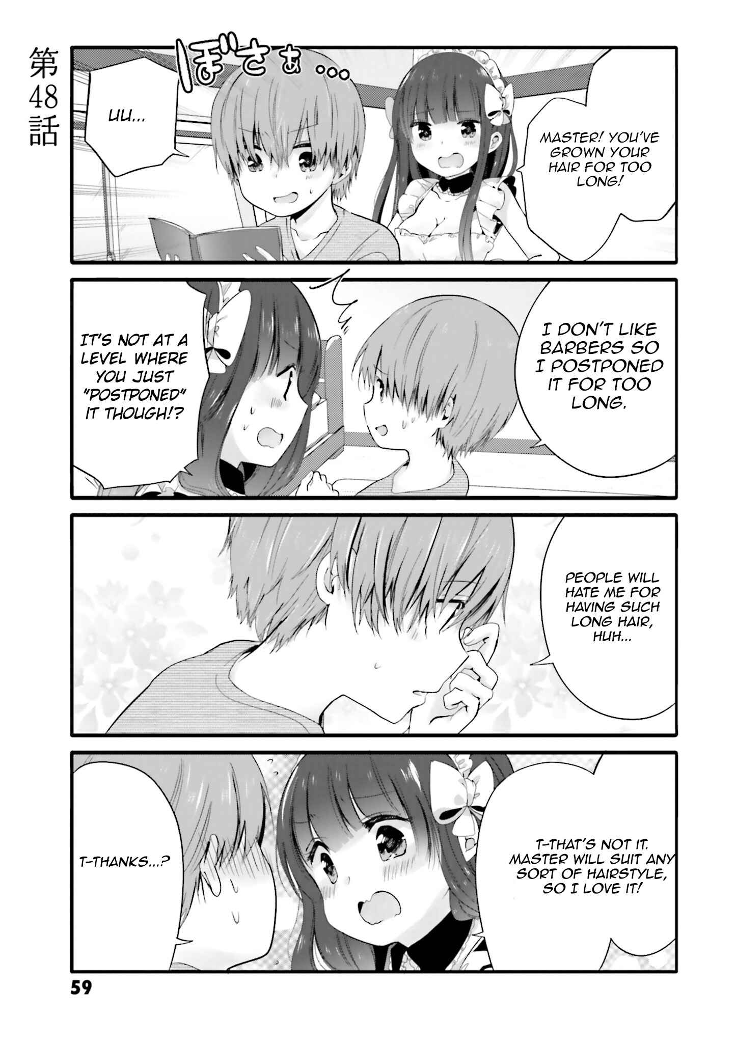 Page 1 Chapter 48 Uchi no Hentai Maid ni Osowareteru