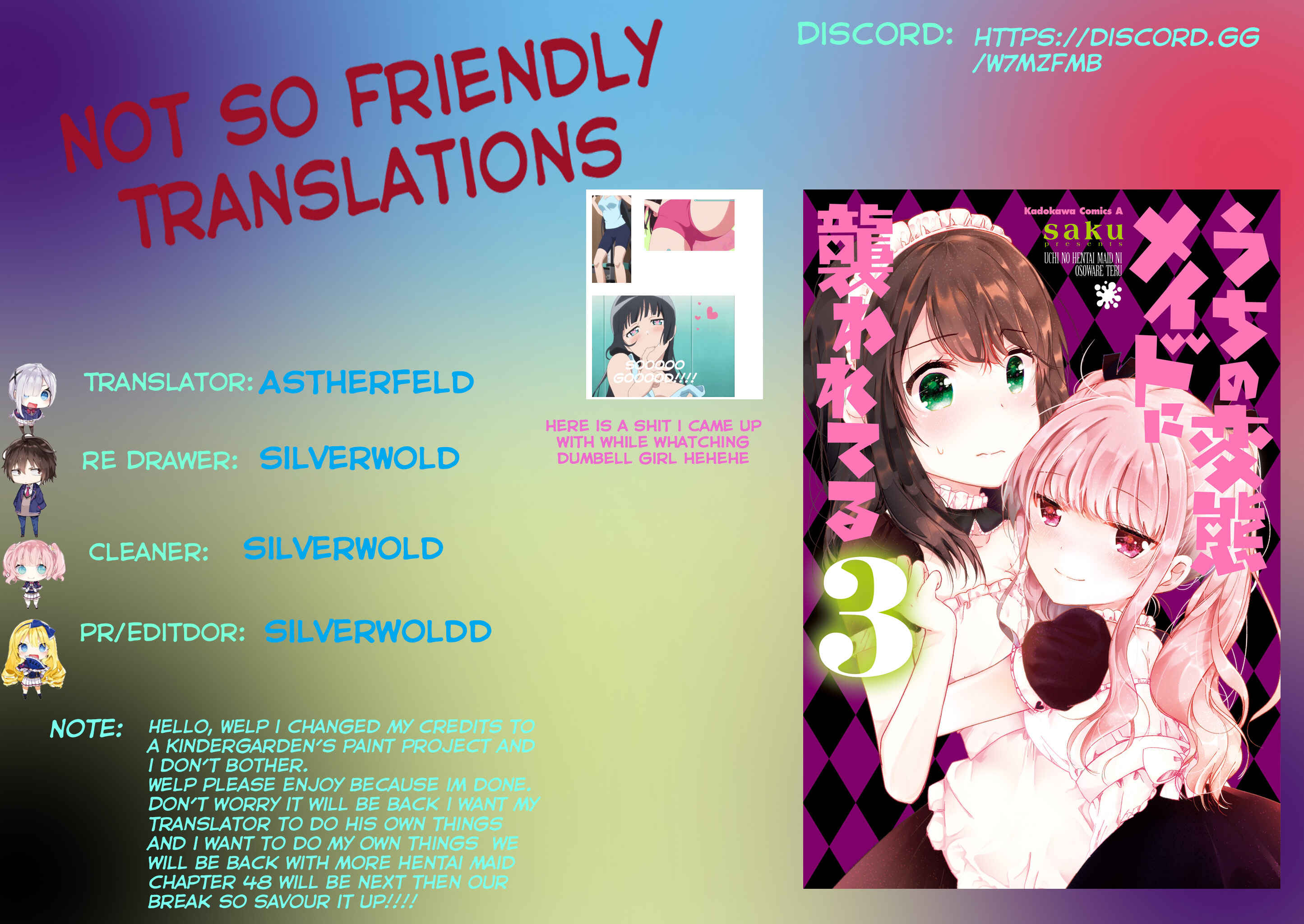 Page 1 Chapter 47 Uchi no Hentai Maid ni Osowareteru