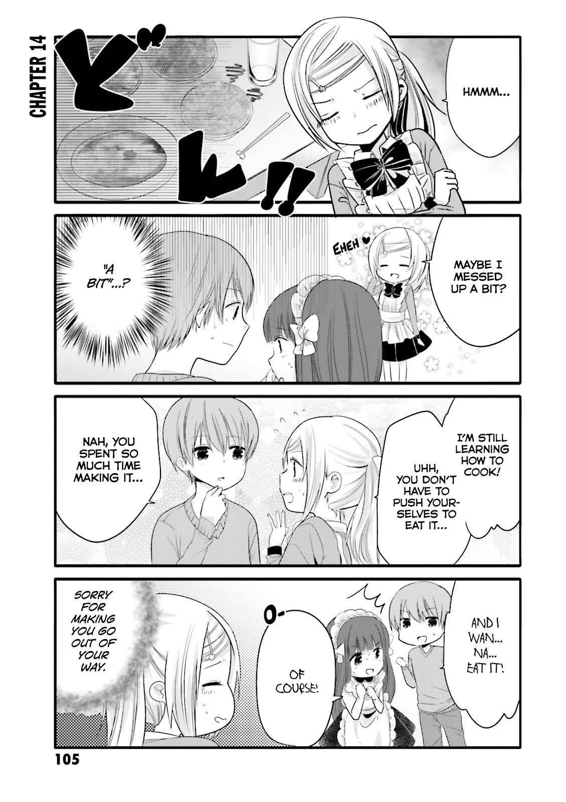 Page 1 Chapter 14 Uchi no Hentai Maid ni Osowareteru
