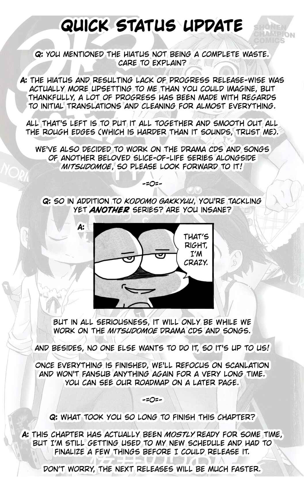 Page 12 Chapter 208 Mitsudomoe